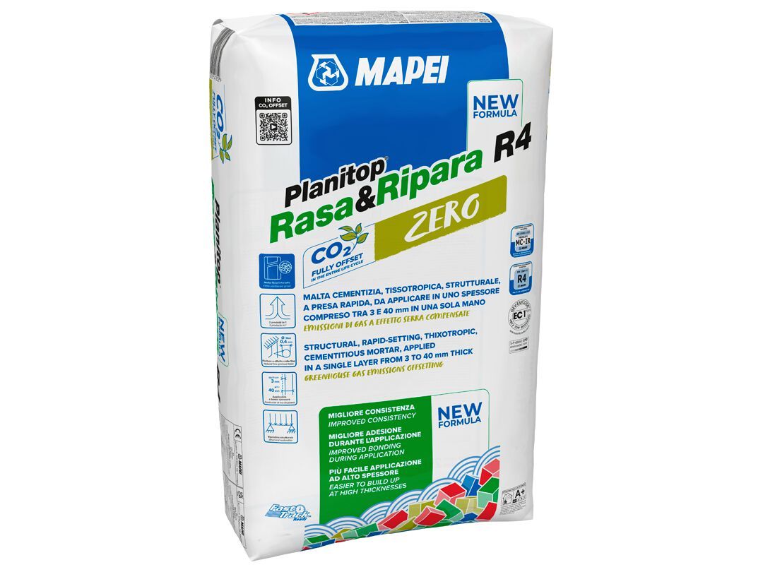 PLANITOP RASA & RIPARA R4 Thixotropic mortar By MAPEI