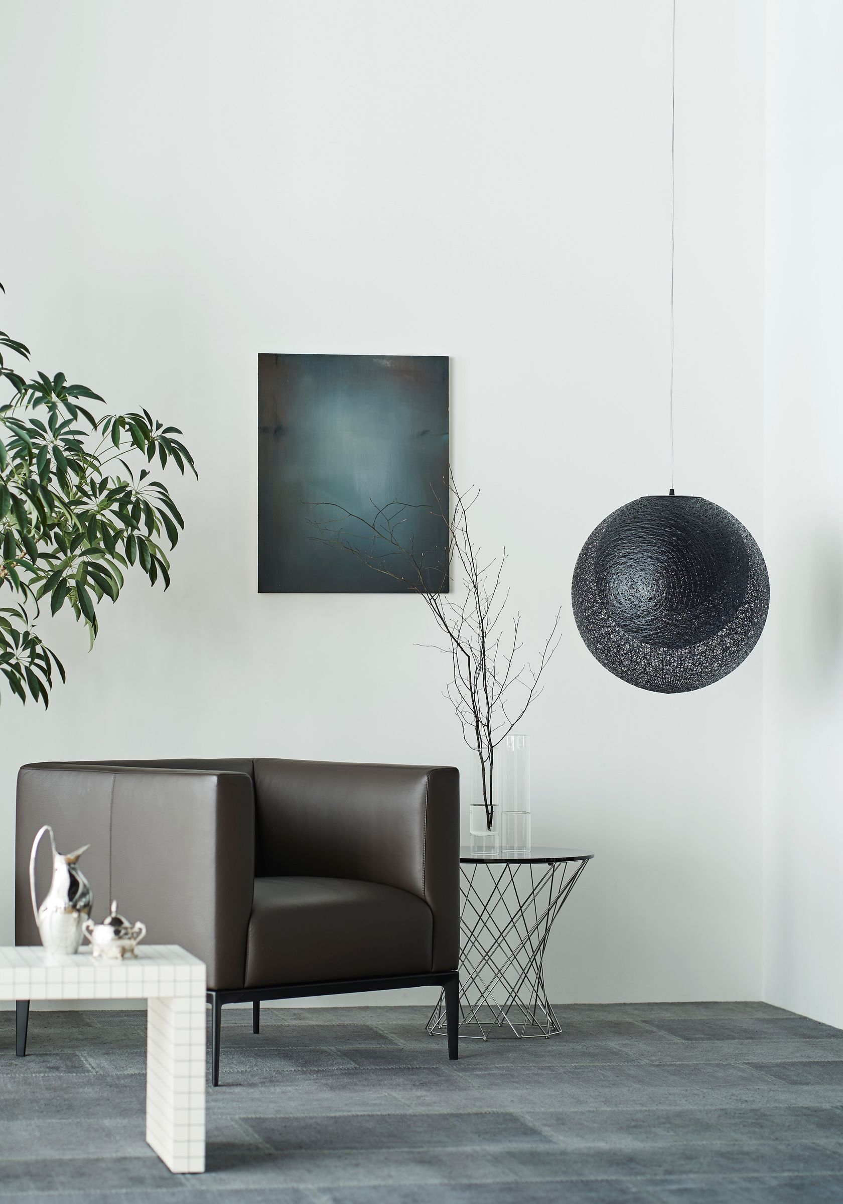 MAYUHANA® SPHERE Lampada a sospensione in vetroresina By YAMAGIWA ...