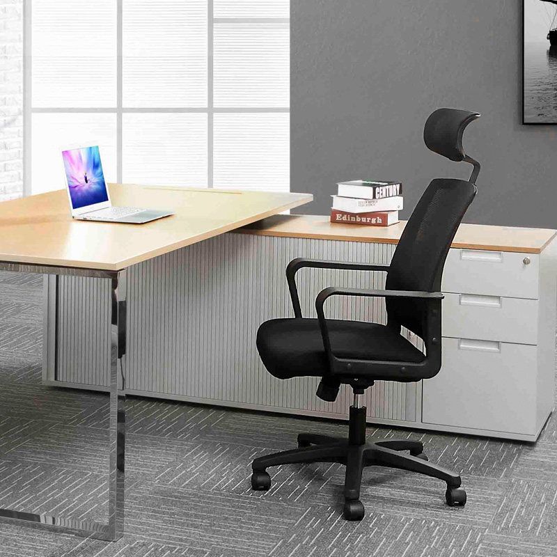 Heightadjustable mesh office chair with headrest MC1011E Mc