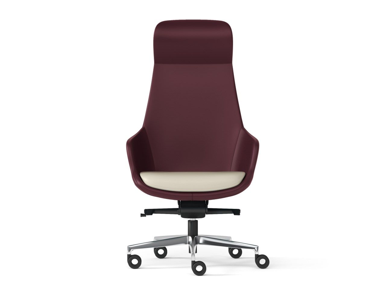 METROPOLITAN High-back executive chair with 5-spoke base By SITLOSOPHY ...