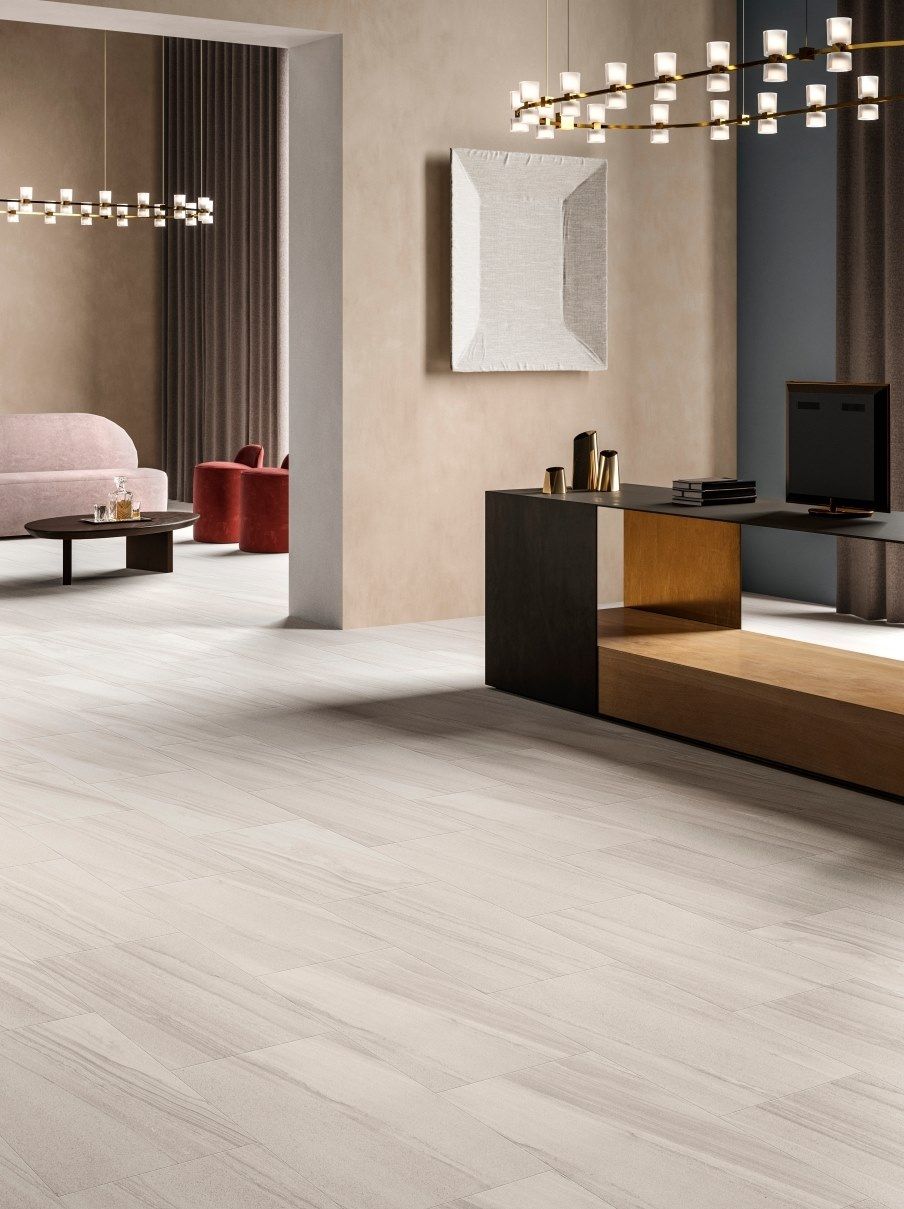 LVT flooring with marble effect MODULEO 55 TILES JERSEY STONE By IVC
