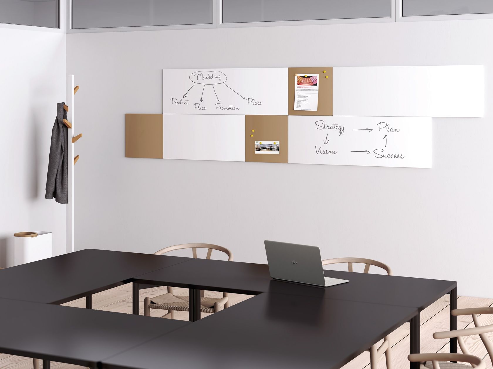 MODULOR steel dry erase board By Systemtronic design Pablo