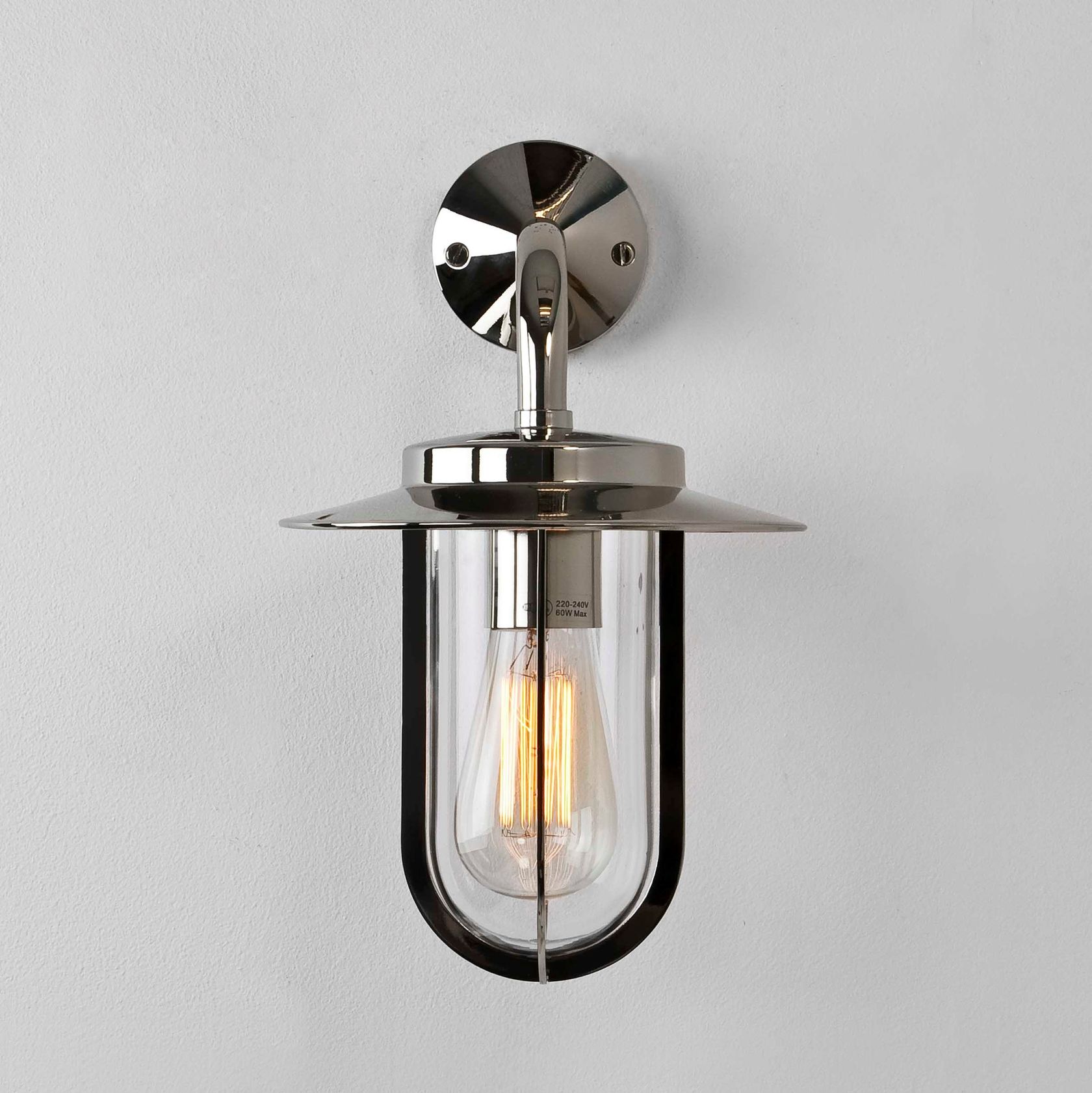 MONTPARNASSE Outdoor wall lamp in zinc and glass By Astro Lighting