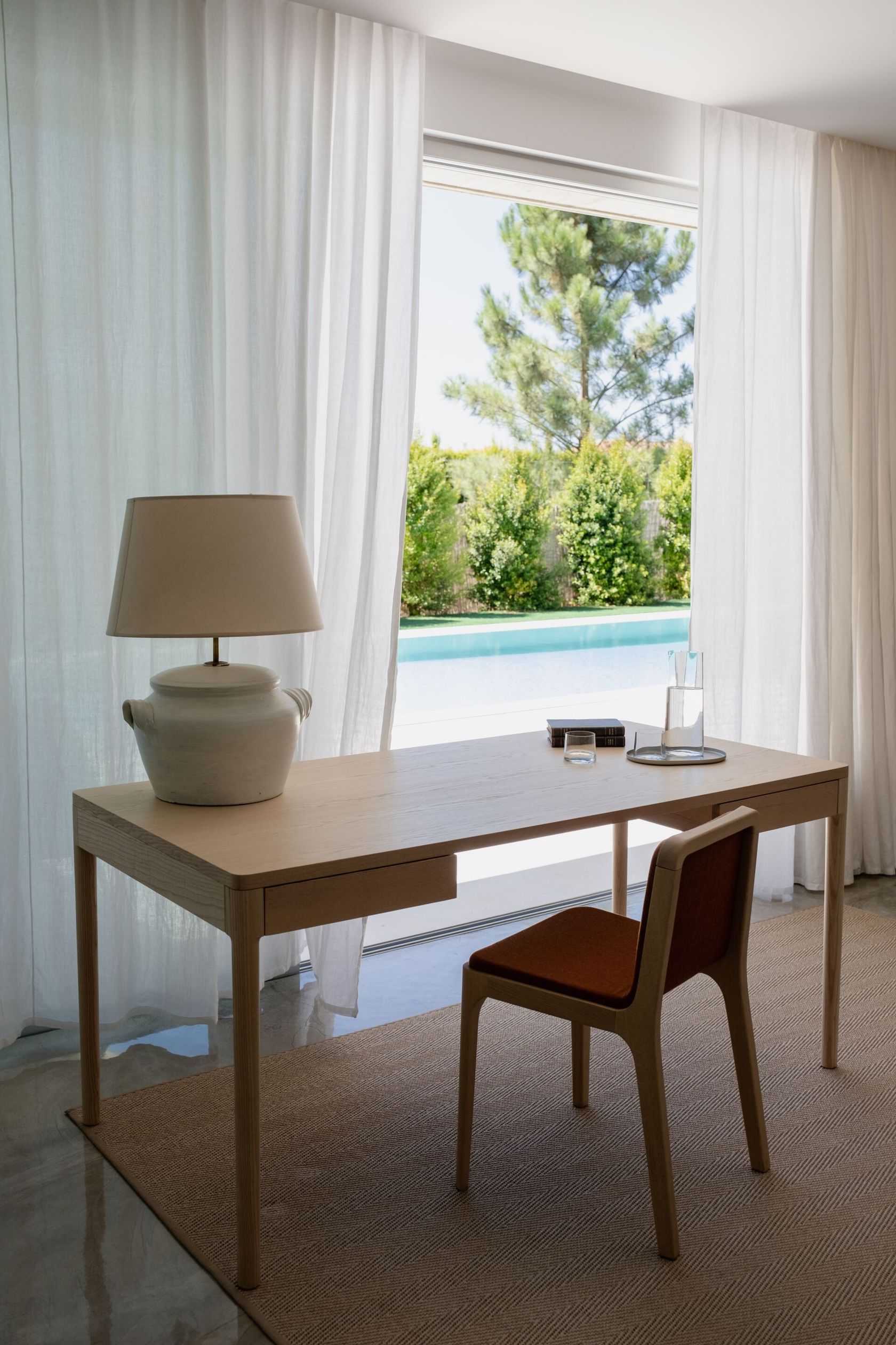 FRONT DESK Minimalist Work Desk in Ash Wood By MOR | design Pedro ...