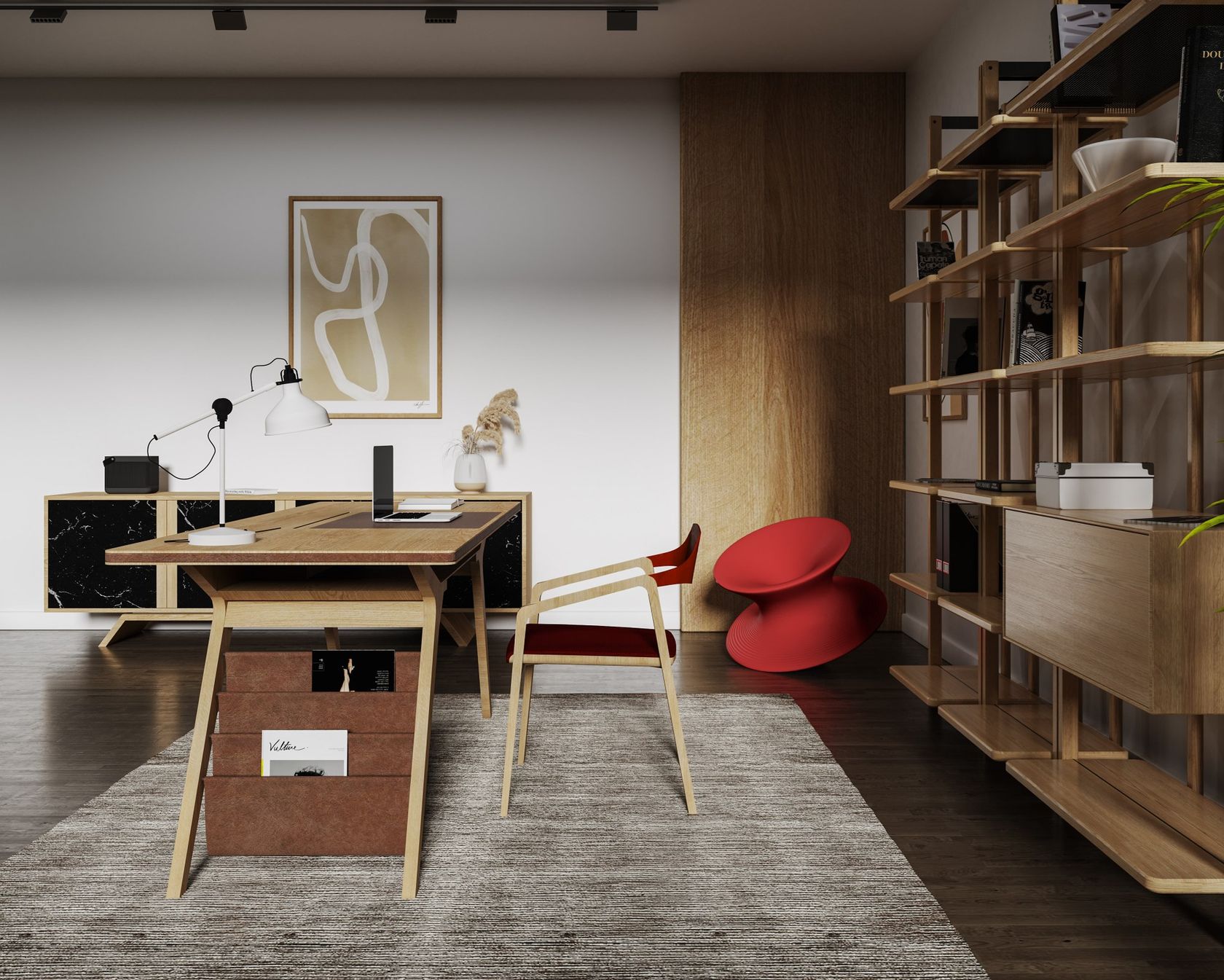 MRS. NOTE Desk By Hatt