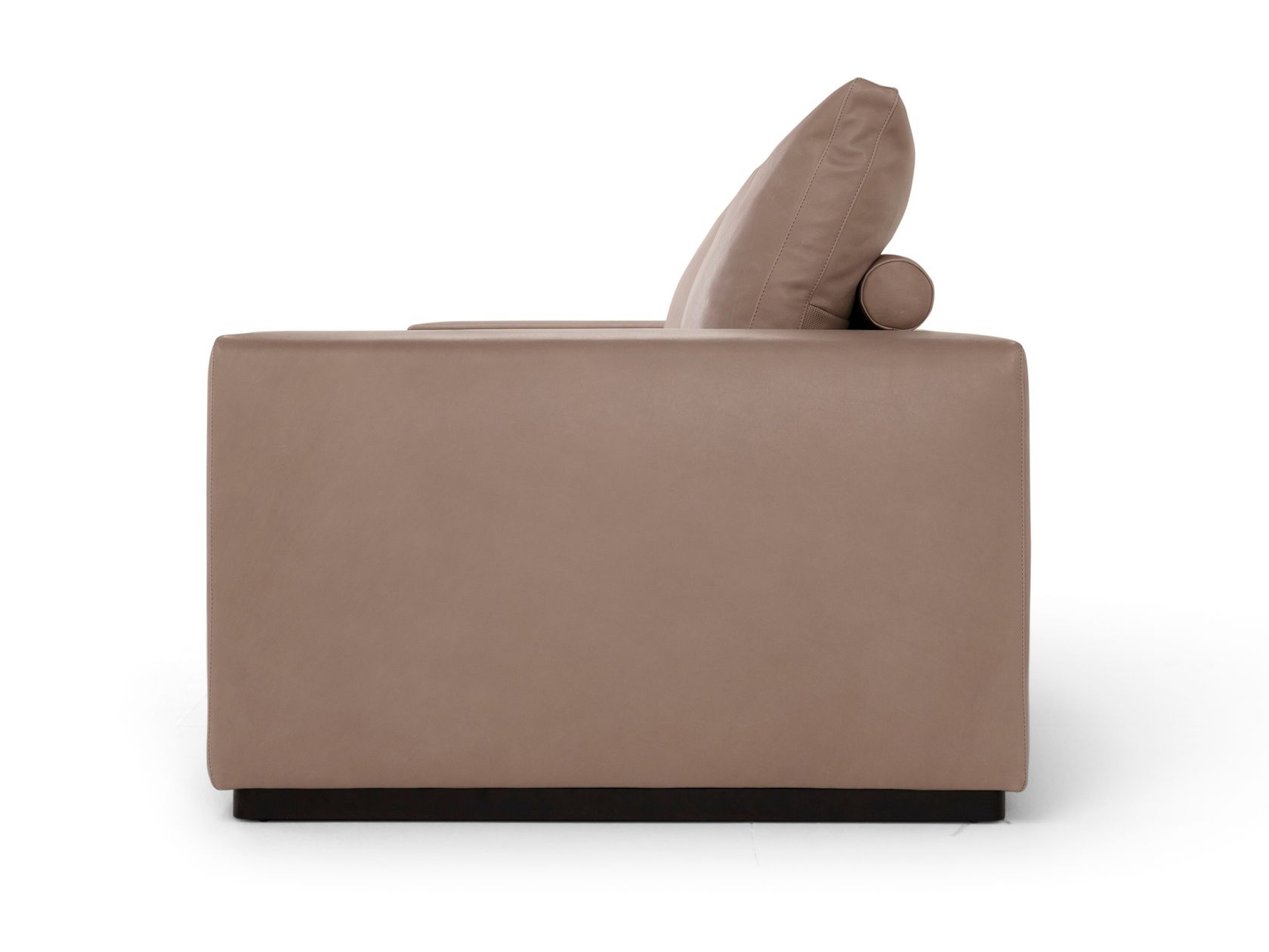 Murray - Canapé 2 places cuir beige - Vue supplémentaire 3