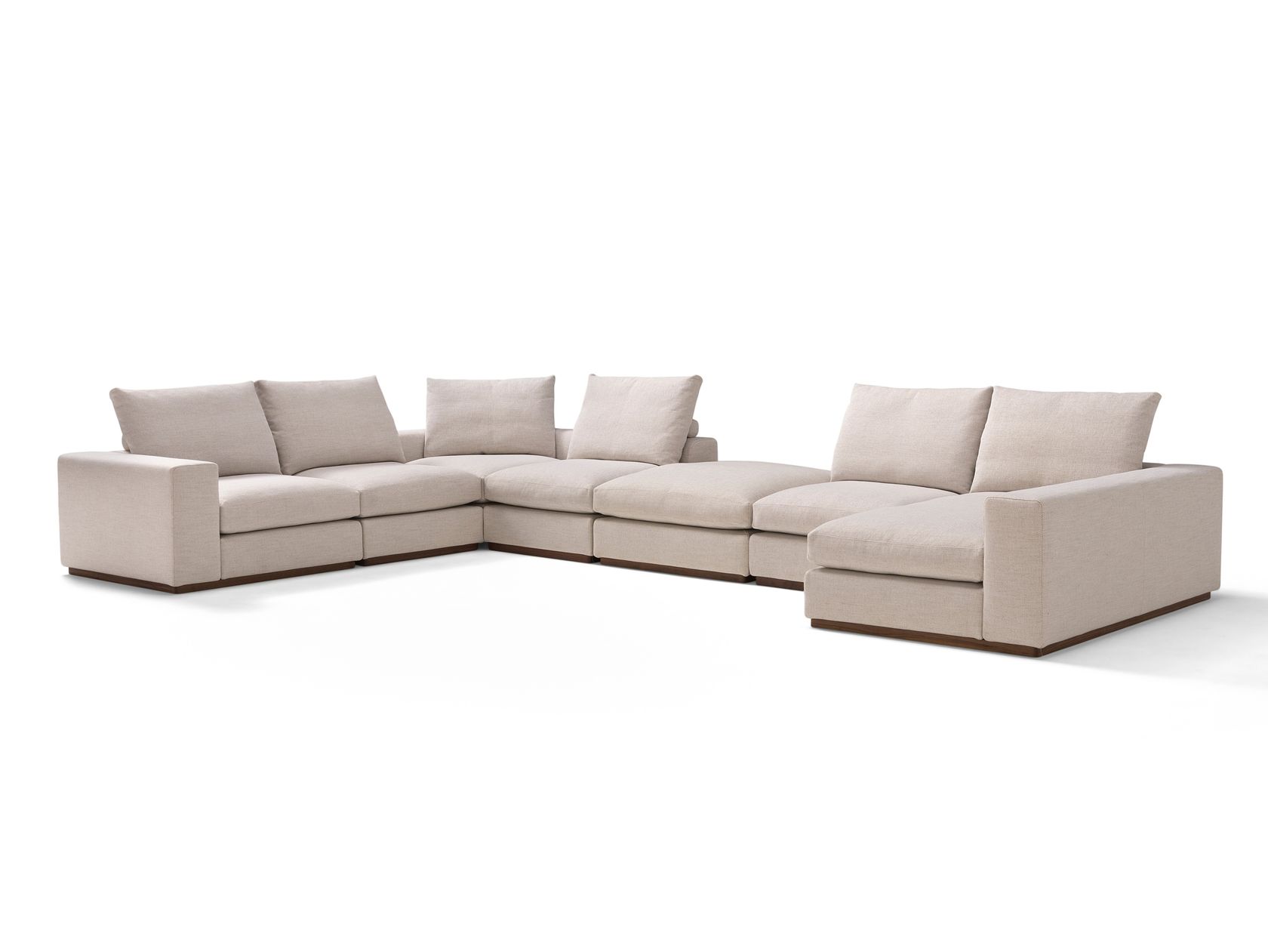 Murray - Canapé modulable tissu personnalisable - Vue supplémentaire 1