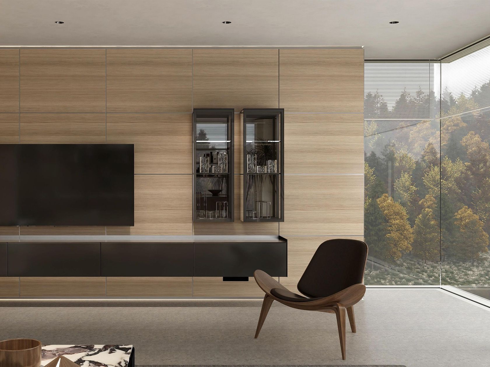 THE NOIR Storage wall By MaxForm