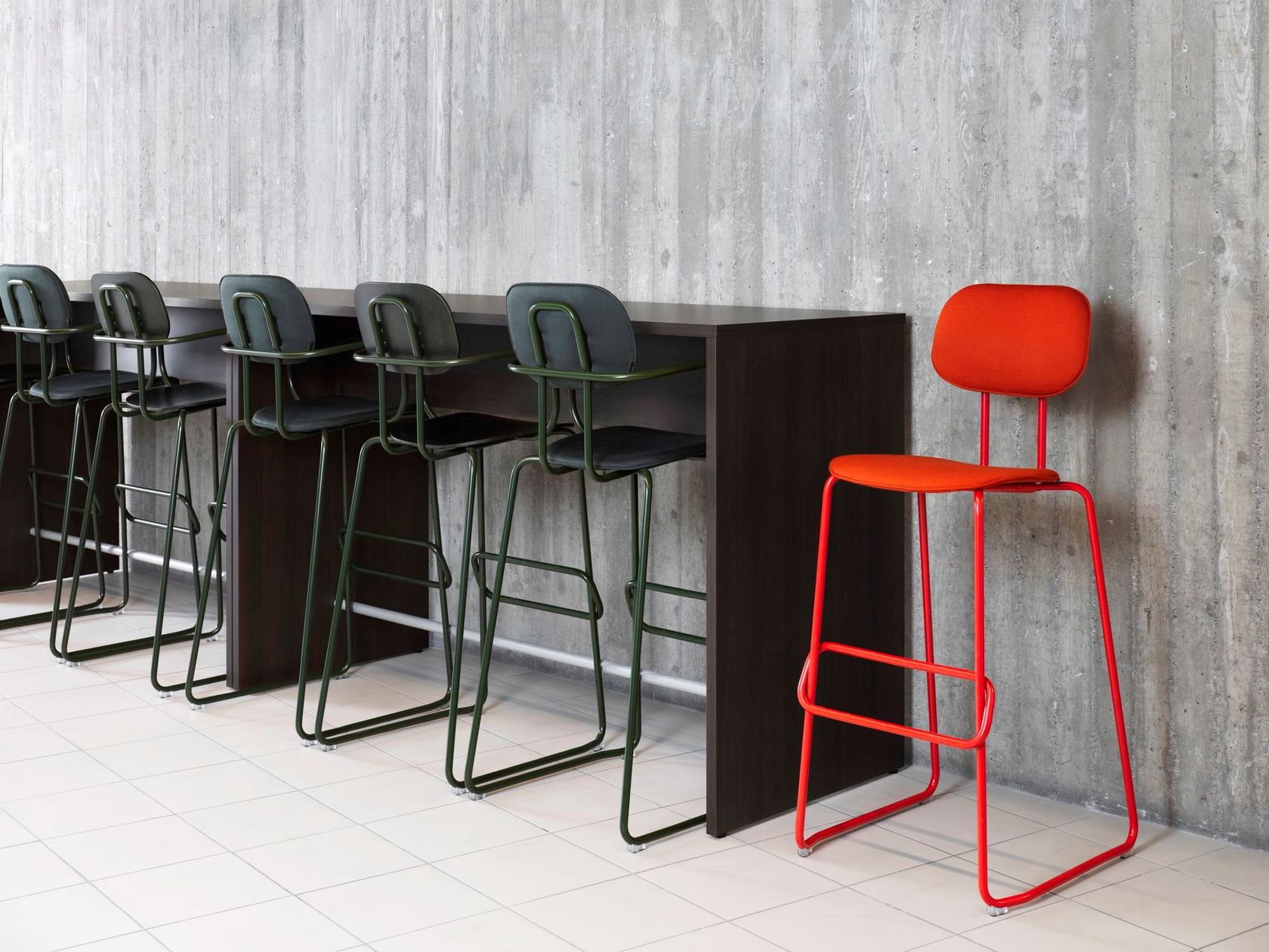 NEW SCHOOL Fabric stool New School Collection By MDD