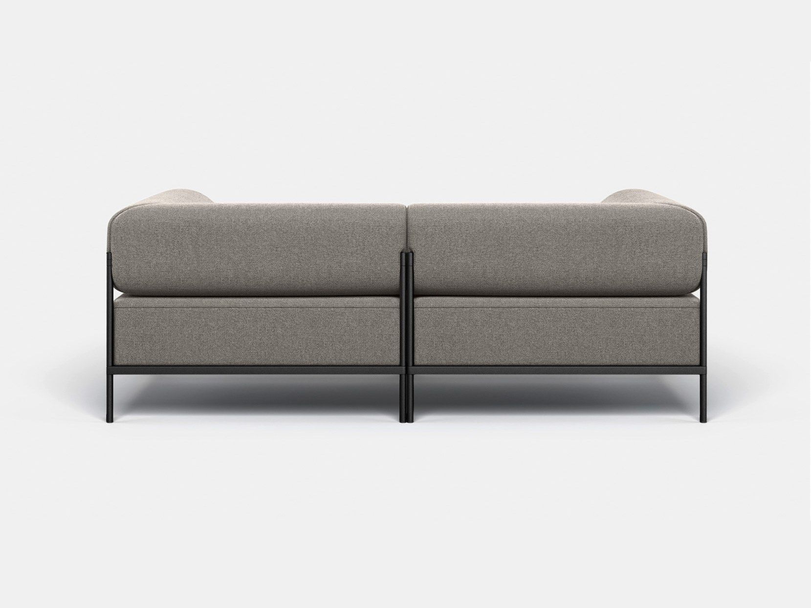 NOAH LIVING Modular sectional fabric sofa with chaise longue By Noah Living