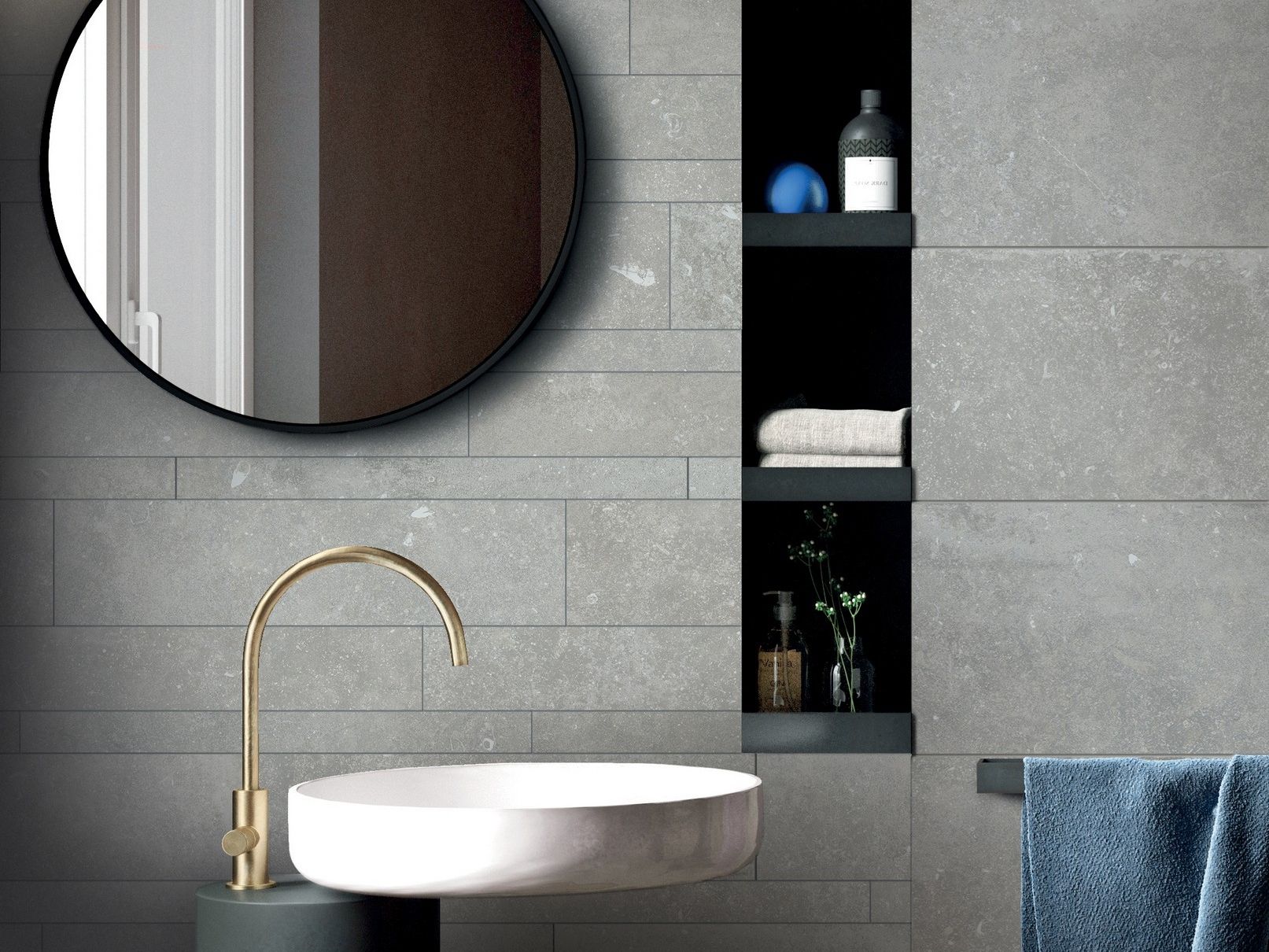 Porcelain stoneware wall/floor tiles NORDIK STONE By Flaviker