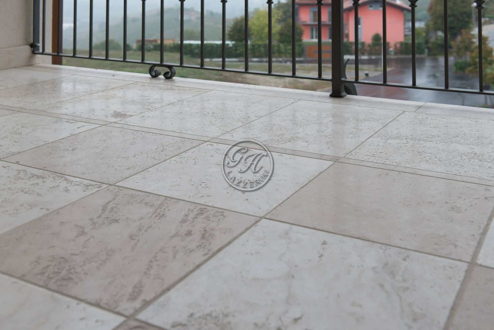 Natural stone outdoor floor tiles By GH LAZZERINI