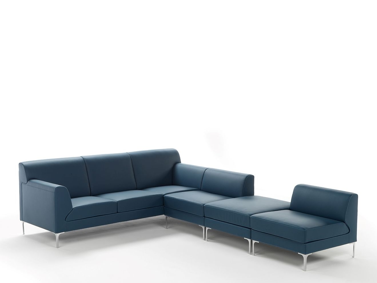 Sectional leather sofa OASI By Zani Collezione Poltrone design Paola Zani