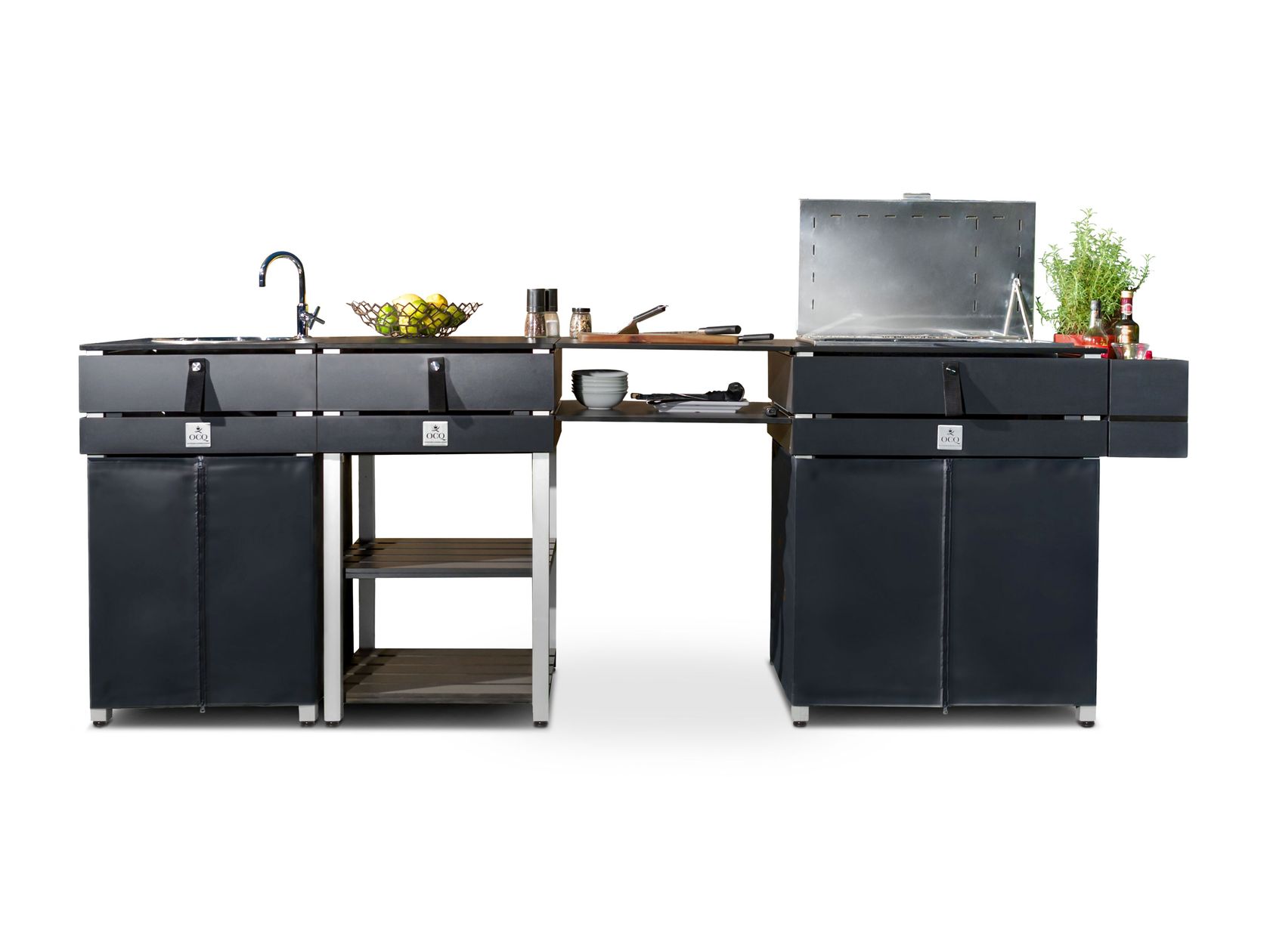 ELEMENTS WHITE & GREY Outdoor kitchen By OCQ