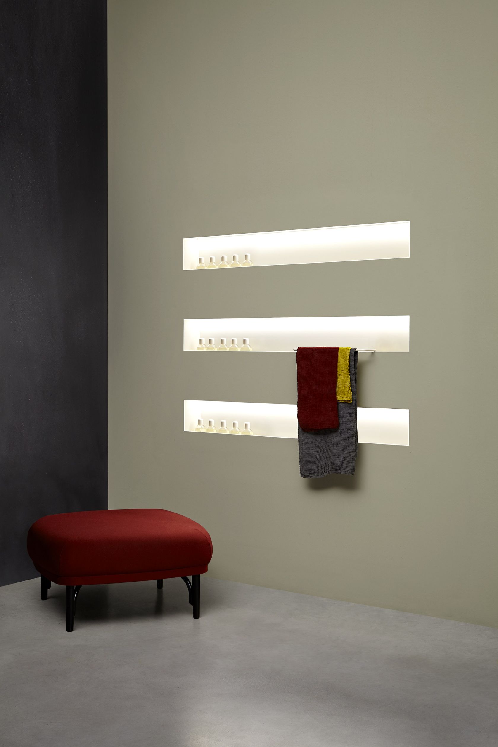 Mensola Da Incasso Per Doccia – In Acciaio Inox 304 – Colore Oro – Facile Installazione A Parete – Salvaspazio