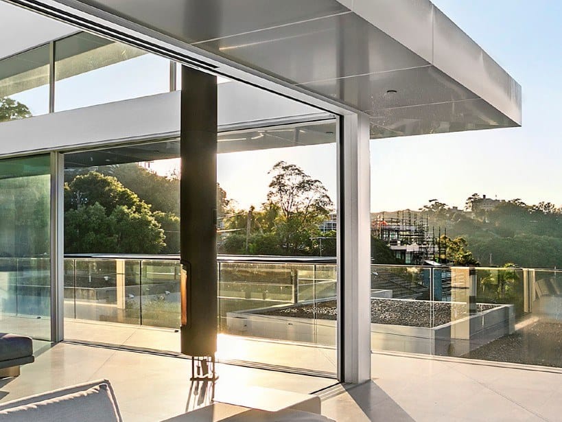 Aluminium patio door ORAMA MINIMAL FRAMES By Agostinigroup