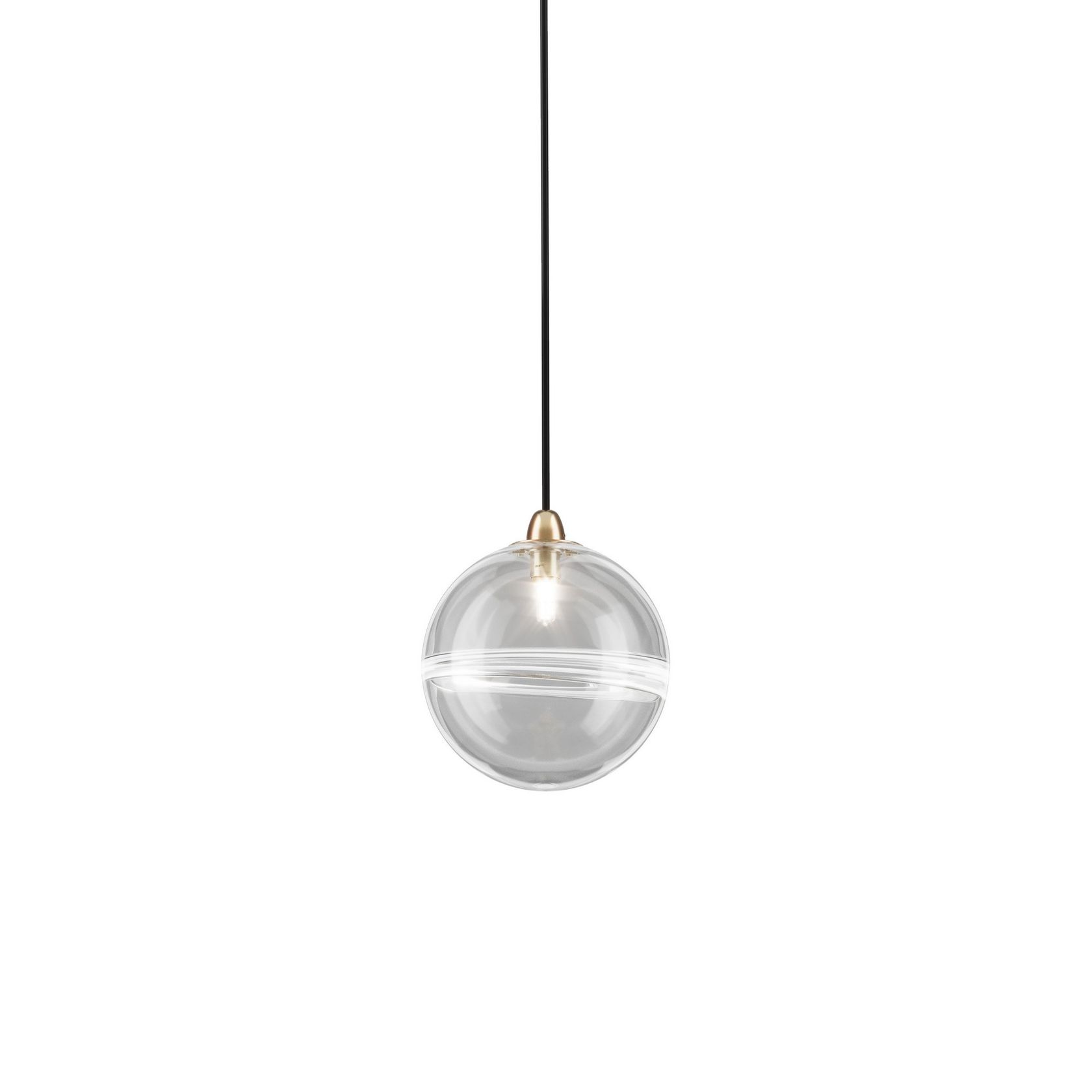 Lampada A Sospensione In Vetro Per Isola Cucina - Regolabile In Altezza, Attacco E27, Design Moderno