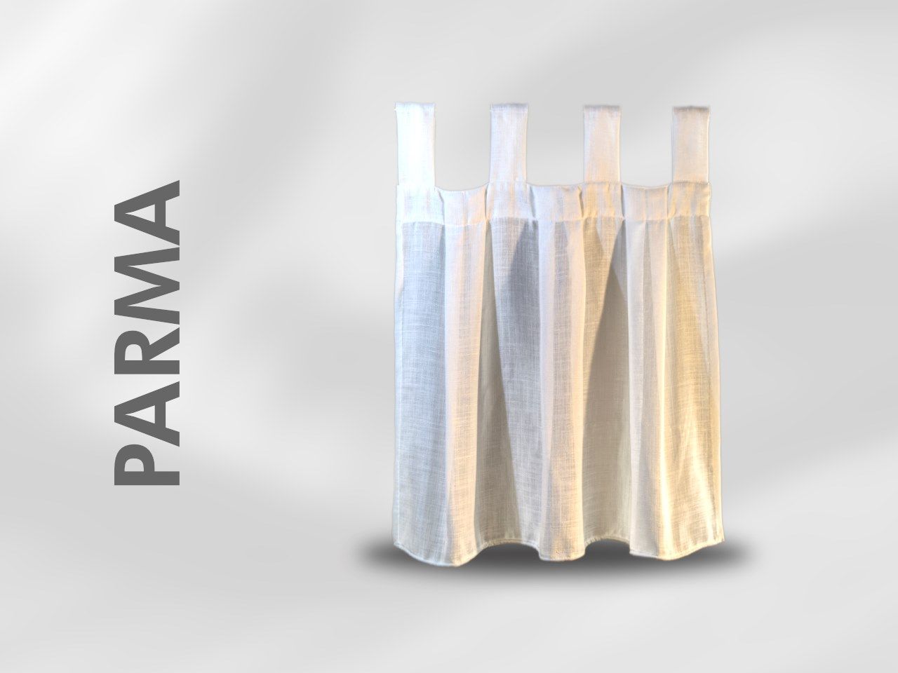 Dreaming Casa, Tende trasparenti in voile a tinta unita, con tasca per bastone, classiche, ad alto numero di fili, per camera da letto e soggiorno, colore bianco, 2 tende, 132 x 213
