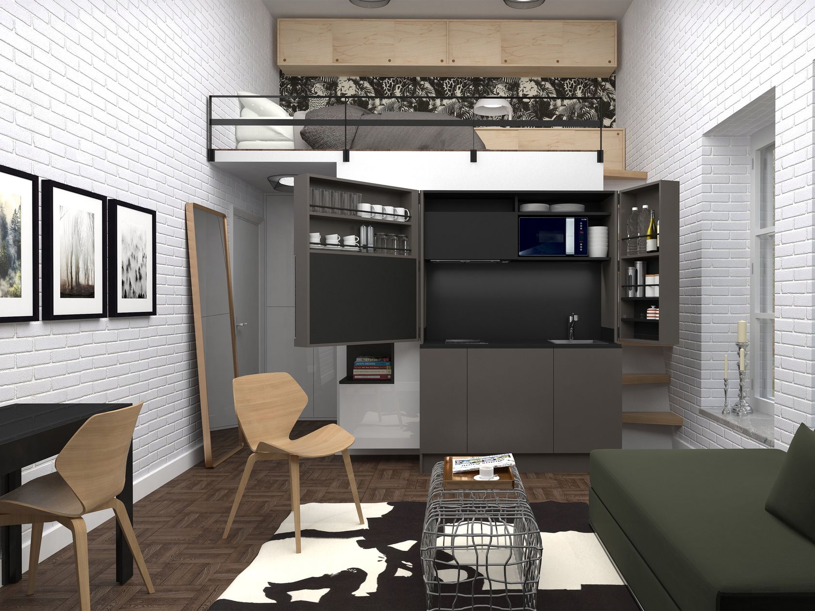 PIA VISS M Hideaway mini kitchen By Dizzconcept | design Darko Špiljarić