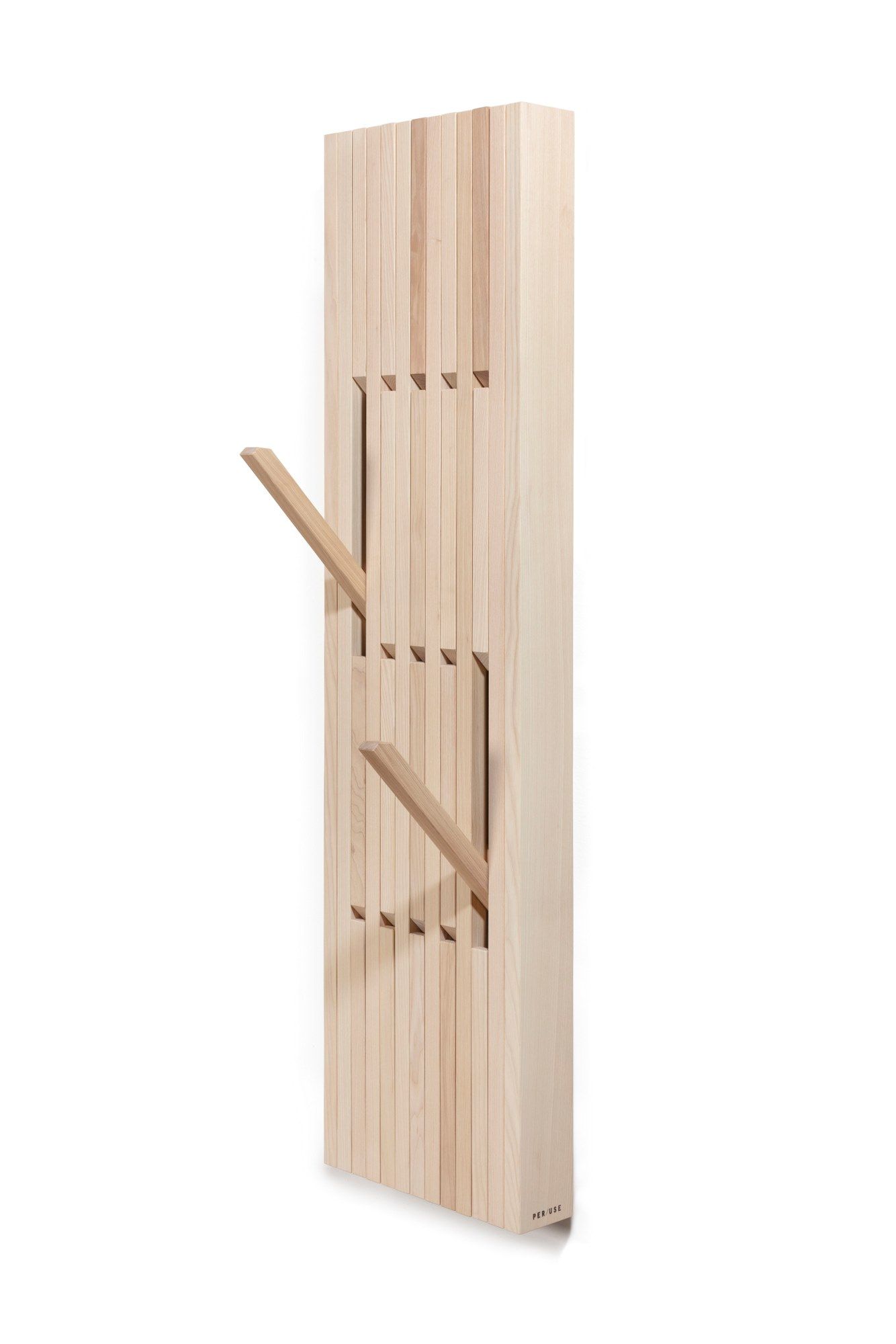 PIANO ASH NATURAL OILED Coat rack By PER/USE