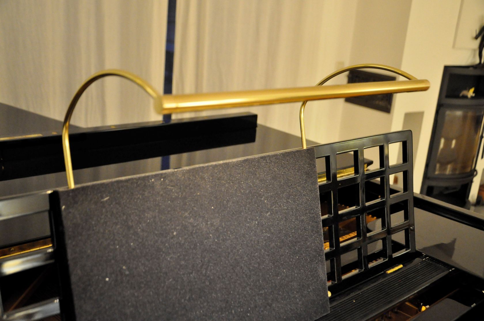 AETEE Luci a LED professionali per pianoforte verticale - Lampade per pianoforte con luce ambientale, modalità preferita, cura degli occhi, 5 livelli di temperatura di colore, 5 livelli di oscuramento