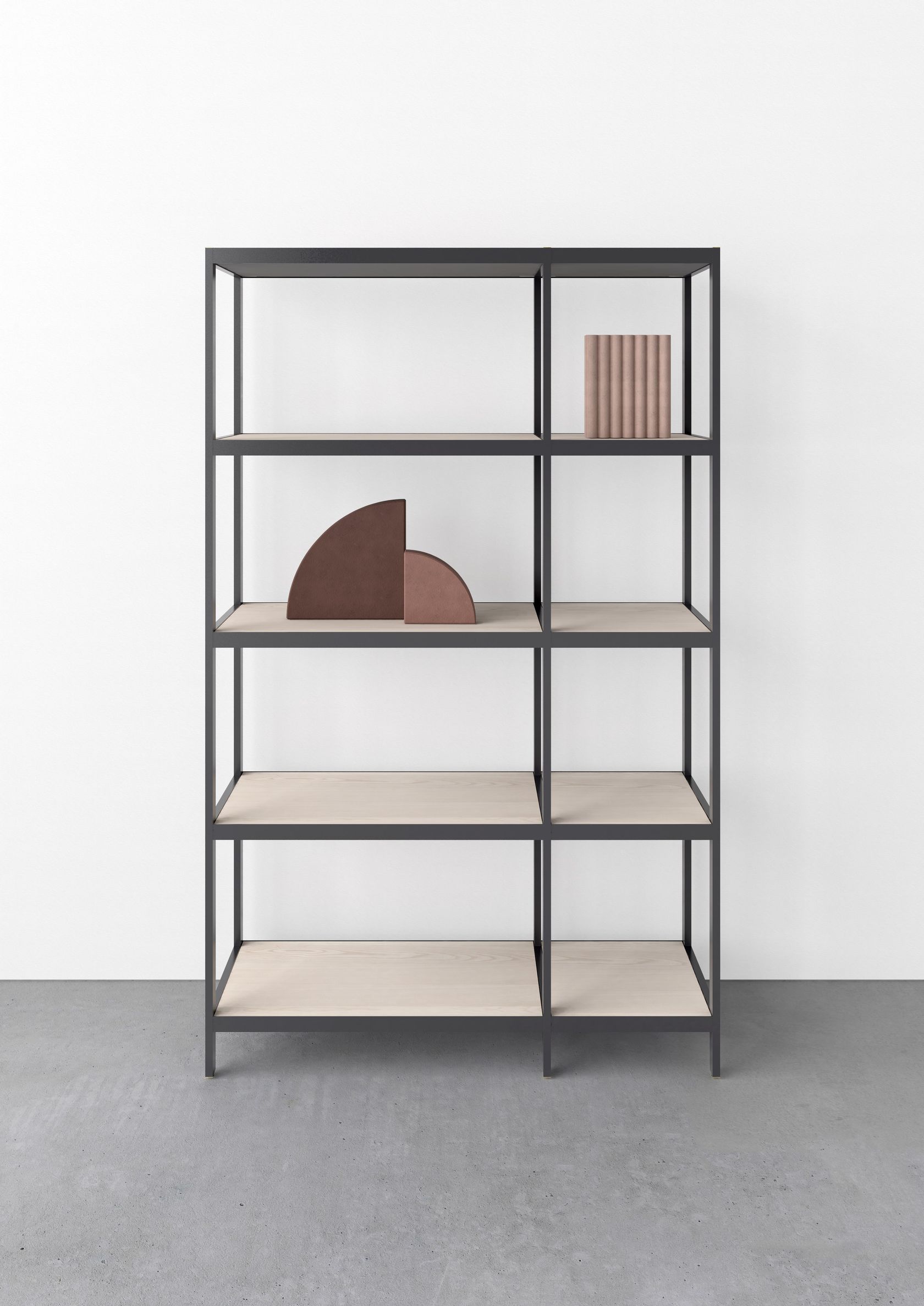 PLACE Modular aluminium shelving unit By TreCe