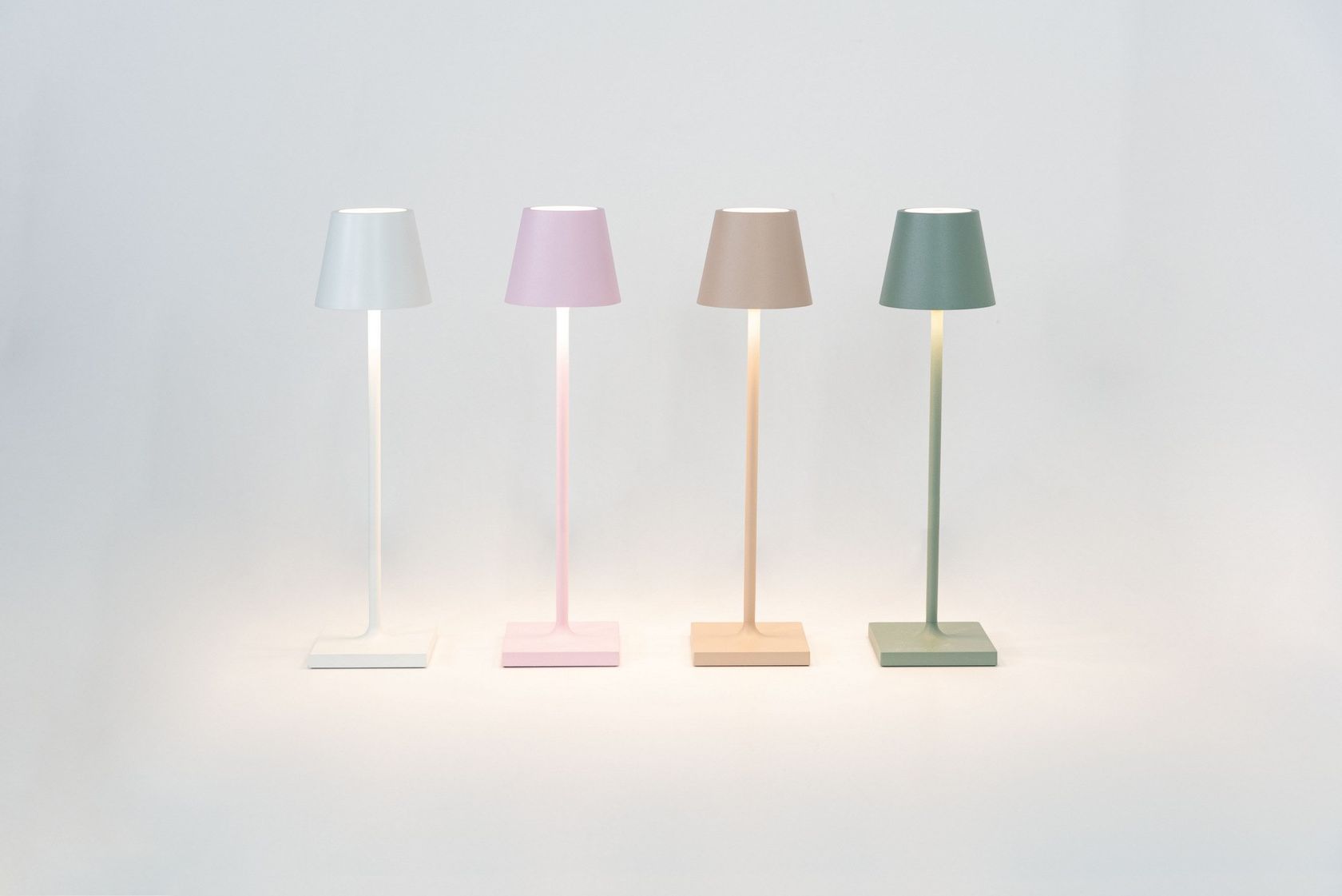 zafferano Poldina Lampe de table sans fil, LED intensité lumineuse
