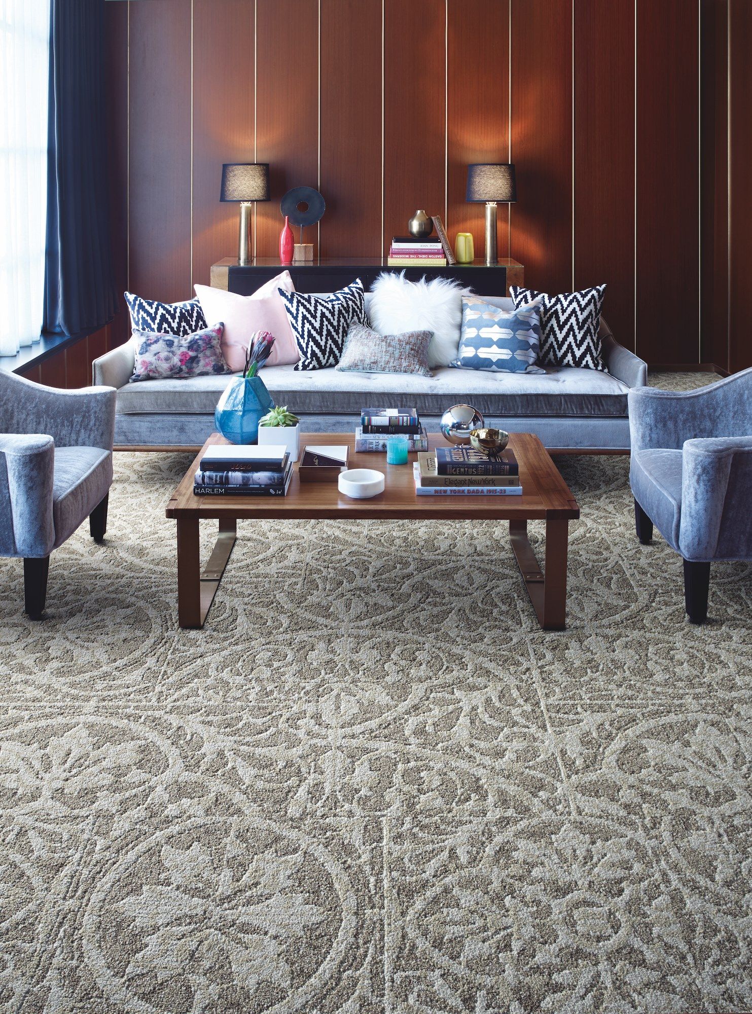 PORTMANTEAU Nylon® carpet tiles By Interface®