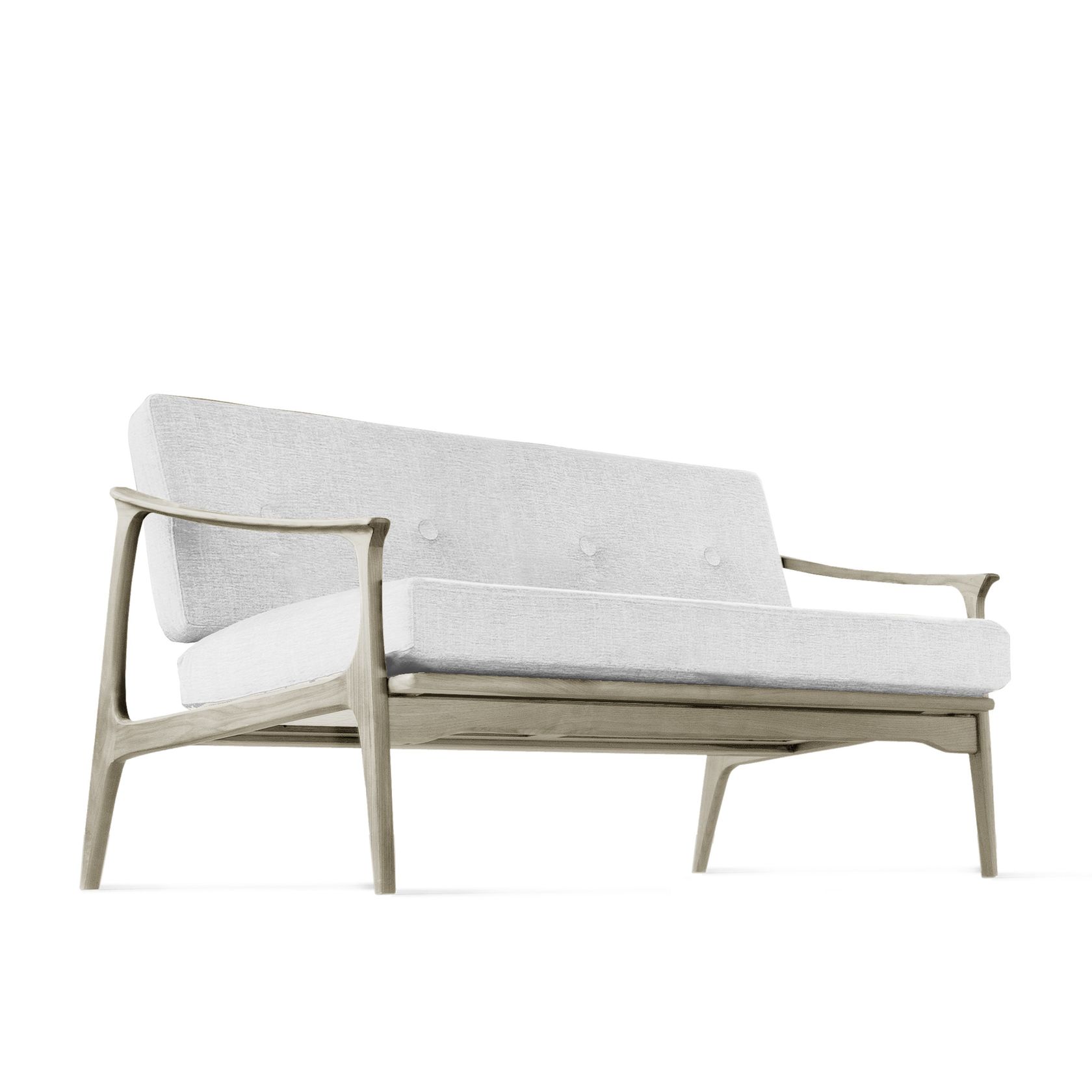 QUIETE T-600 - Canapé 2 places tissu personnalisable - Vue supplémentaire 1