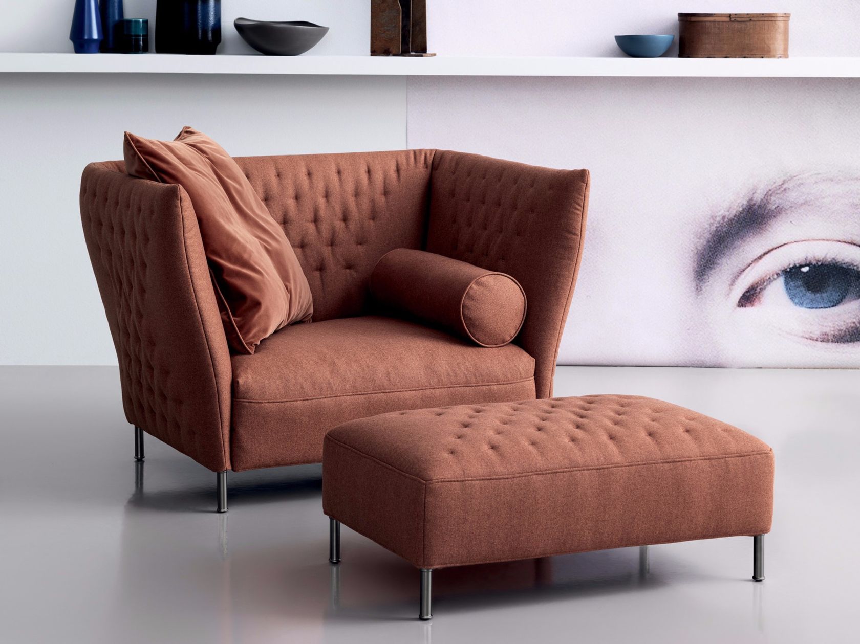 QUILT Armchair Quilt Collection By Saba Italia design Sergio Bicego