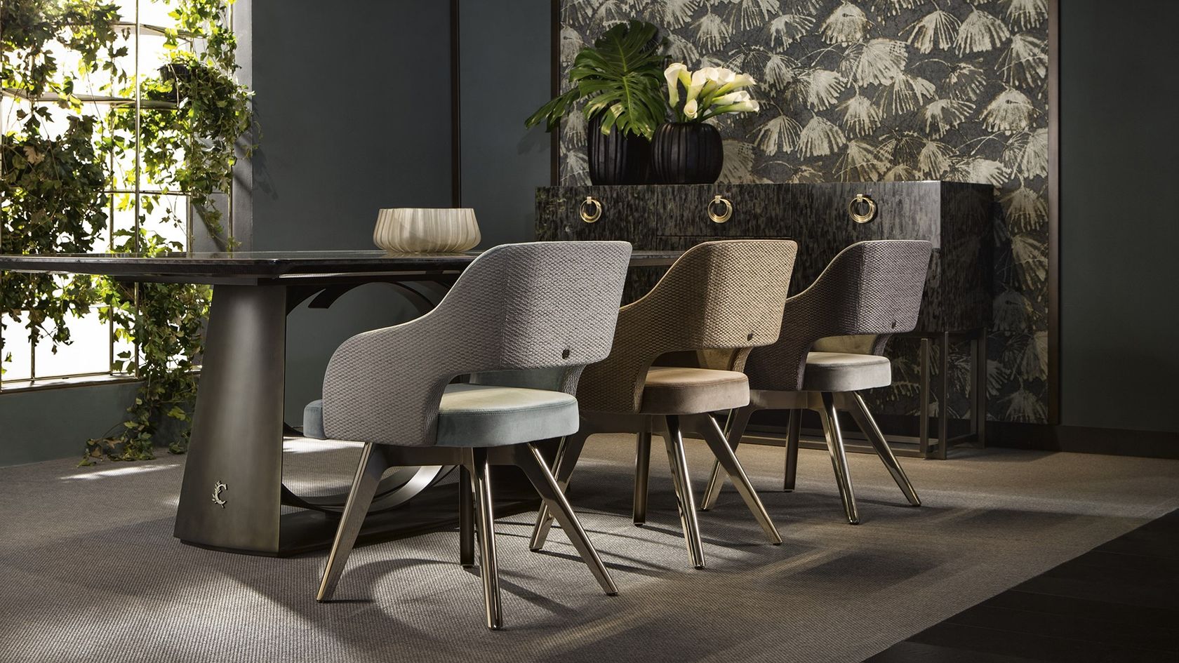 RODIN Rectangular marble table By Cantori