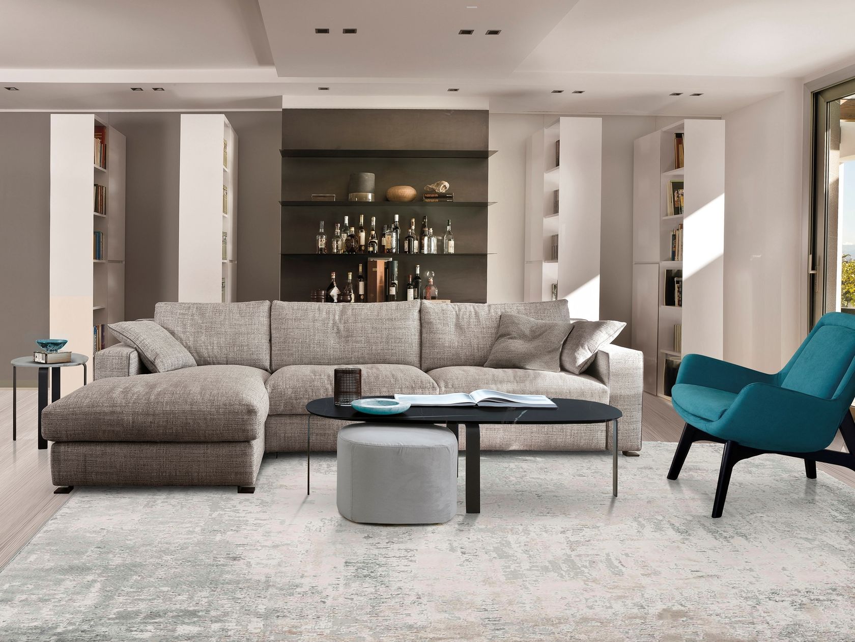 ROGER - Canapé modulable tissu personnalisable