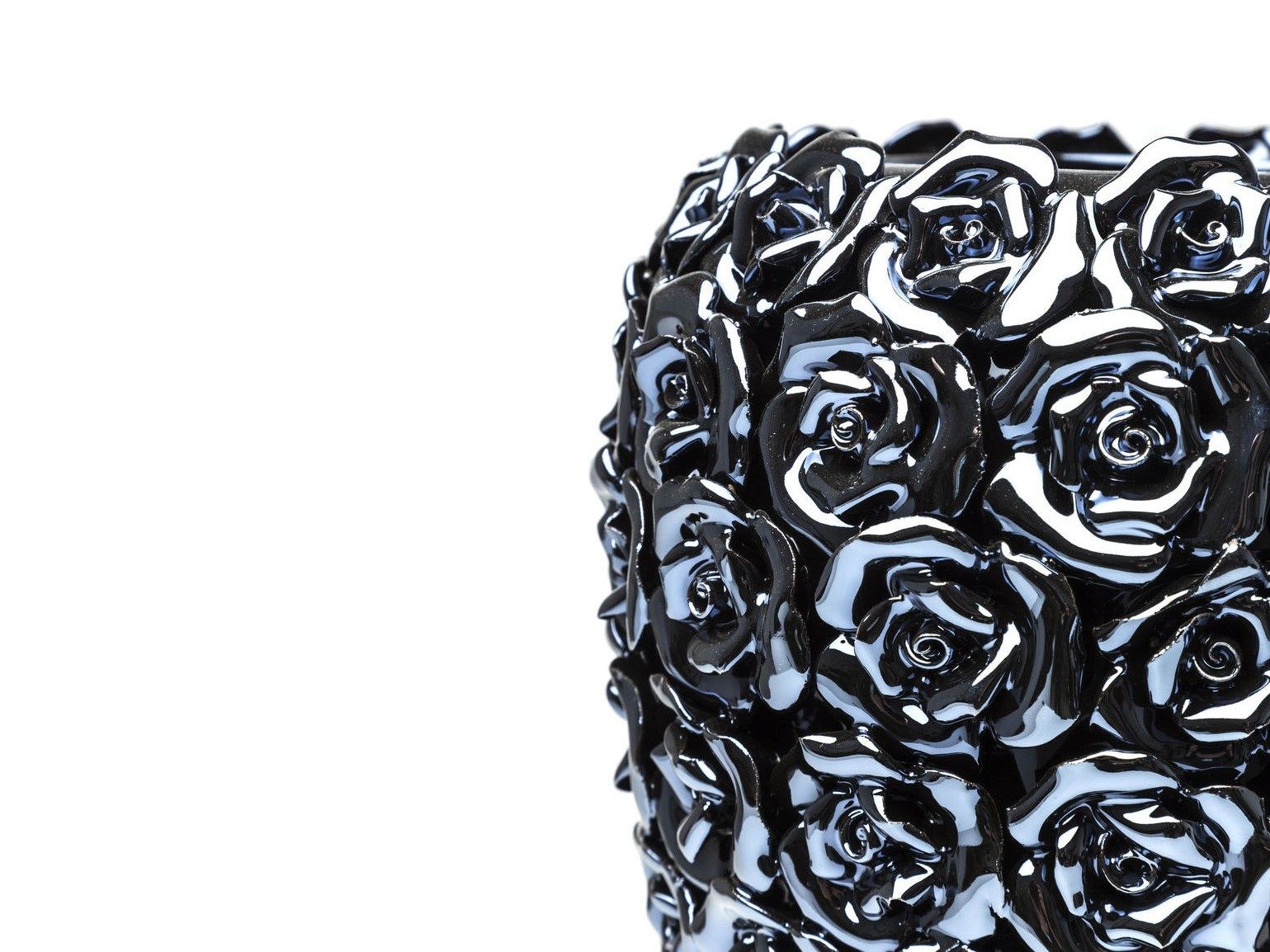 Porcelain stoneware vase ROSE MULTI BIG By KAREDESIGN