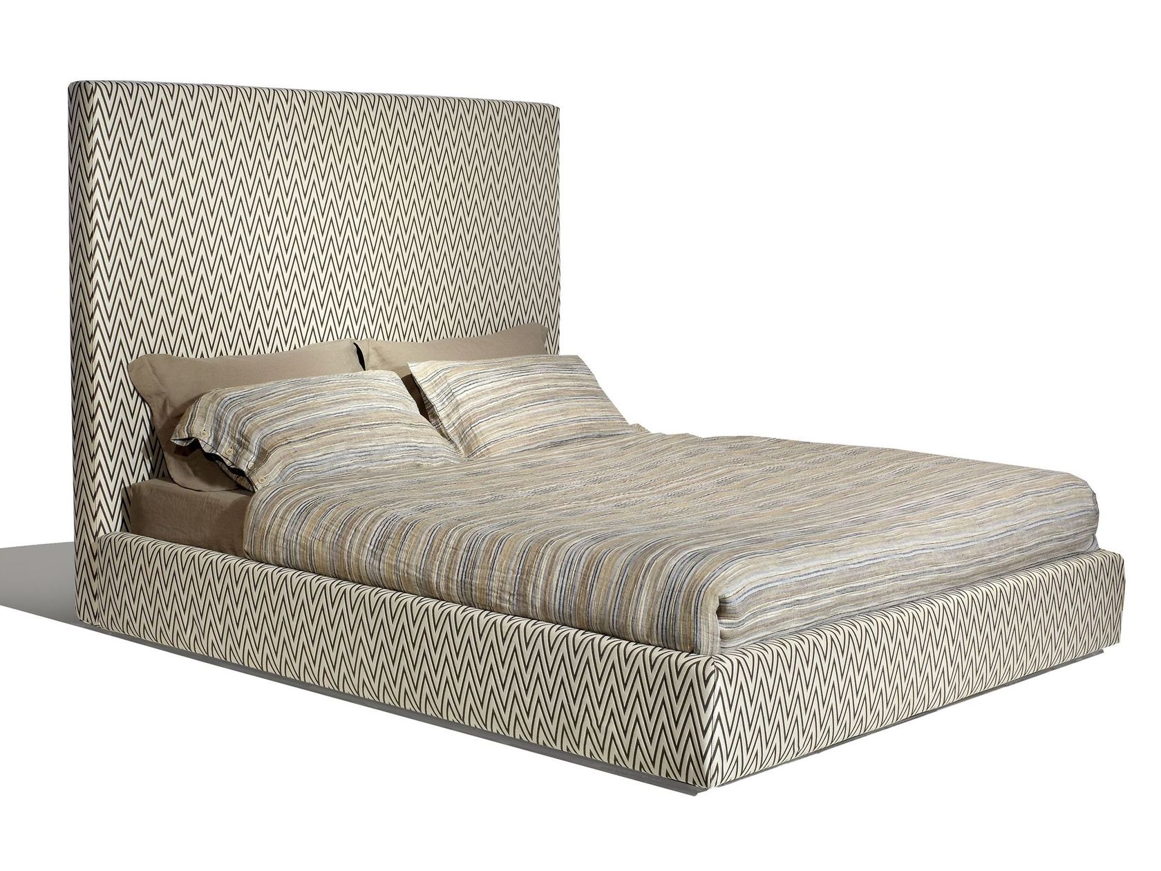 Double bed with high headboard SCREEN HIGH By MissoniHome