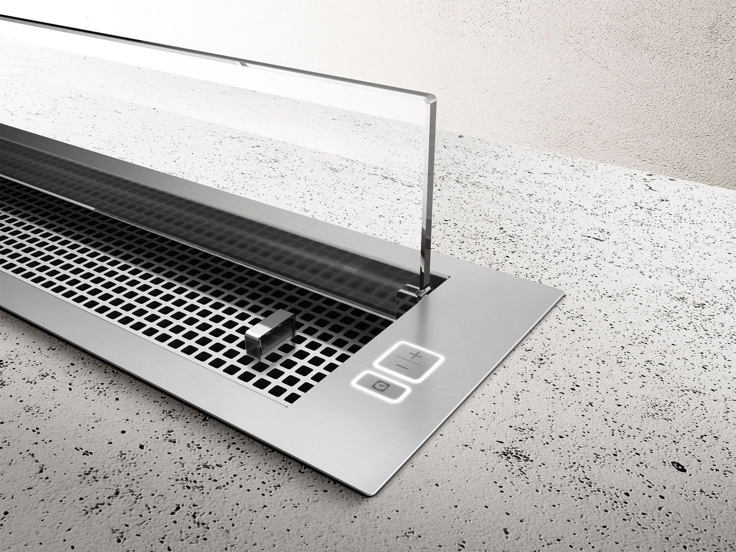 Campana extractora de sobre encimera de vidrio SEE YOU By Elica diseño