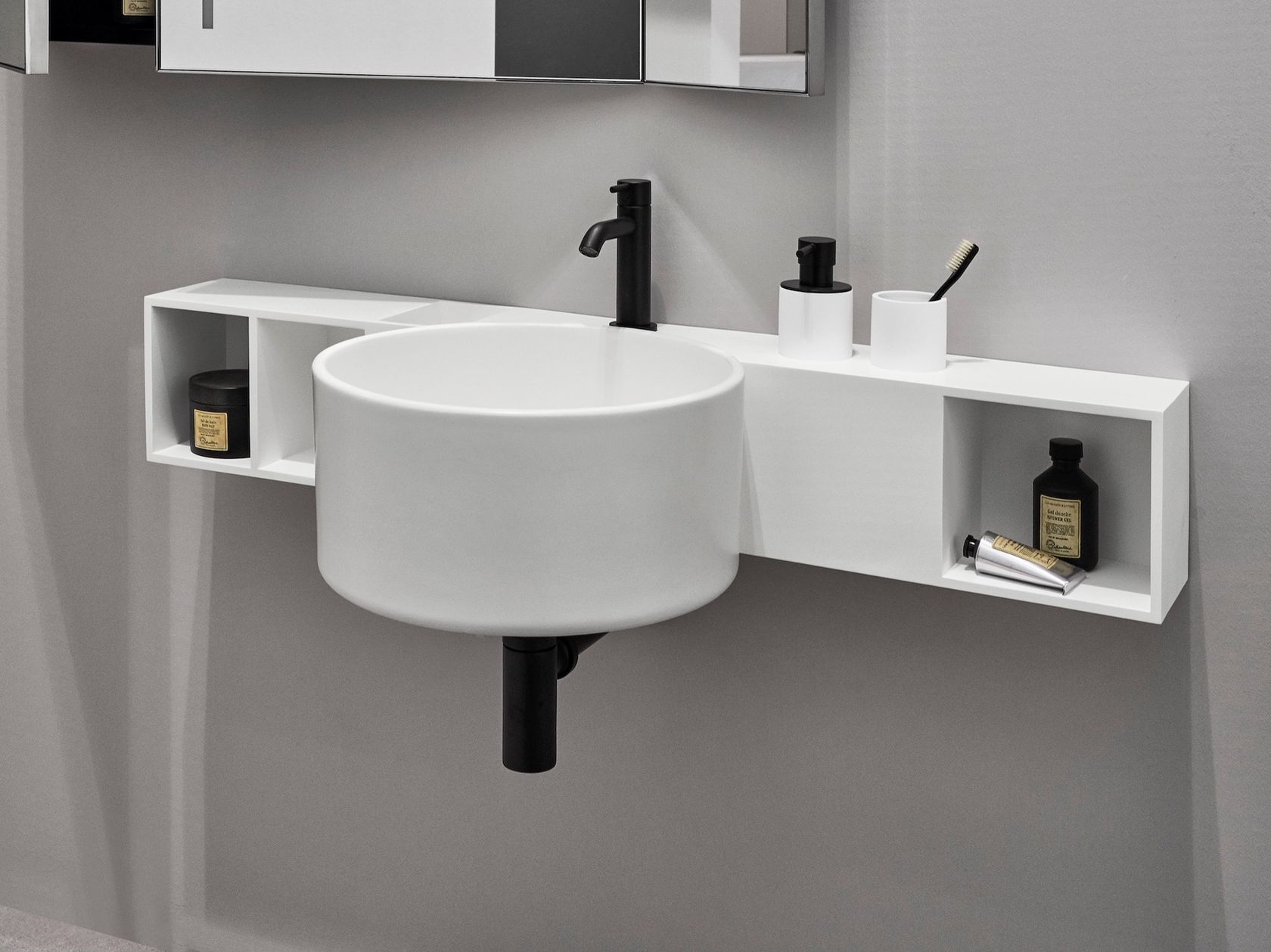 Lavabo rond simple suspendu en céramique SELLA By Ceramica Cielo design ...