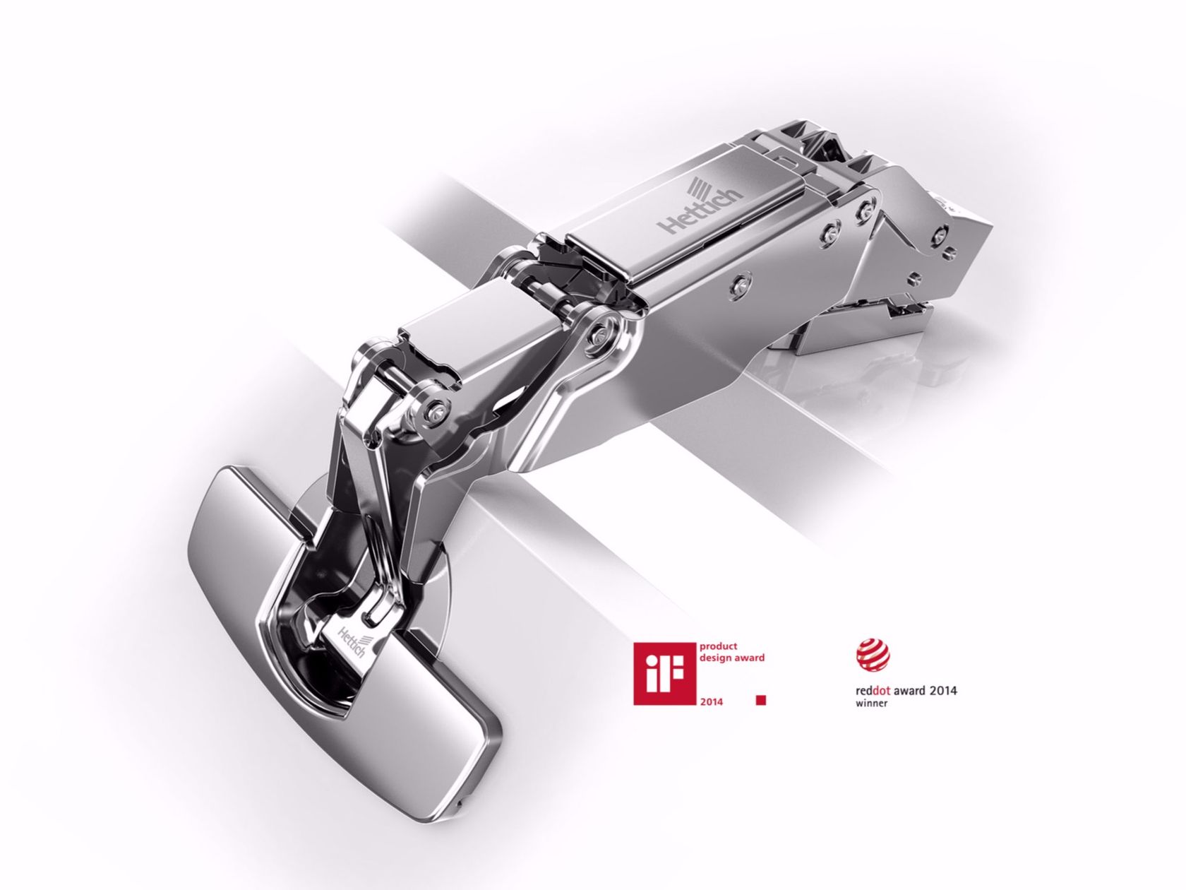 Cerniere Ammortizzate Hettich A Battuta | Coppia Per Ante 15-32 Mm | Apertura 165° E Aggancio Rapido