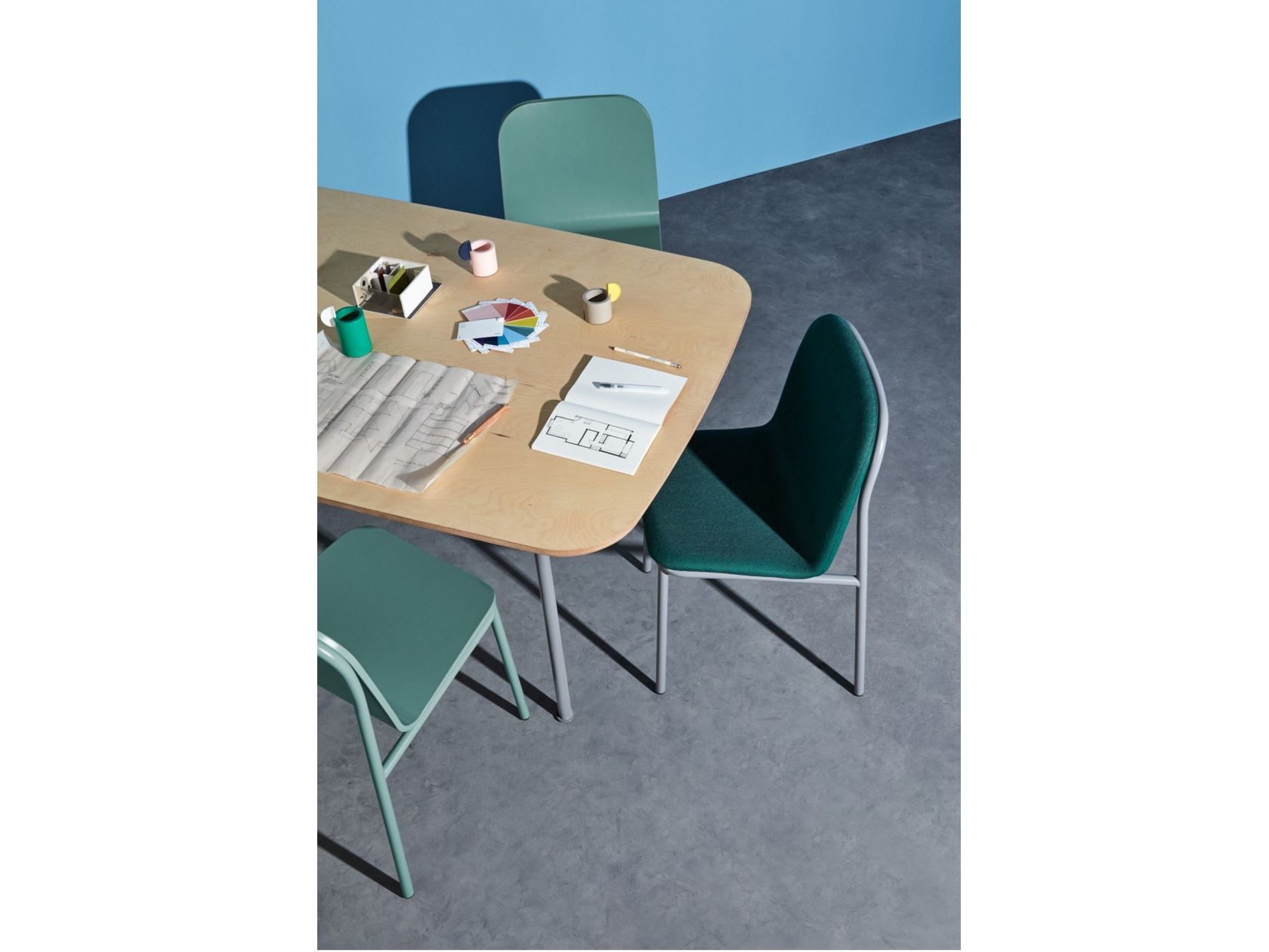 SHELL Fabric chair By Annud | design Javier Moreno