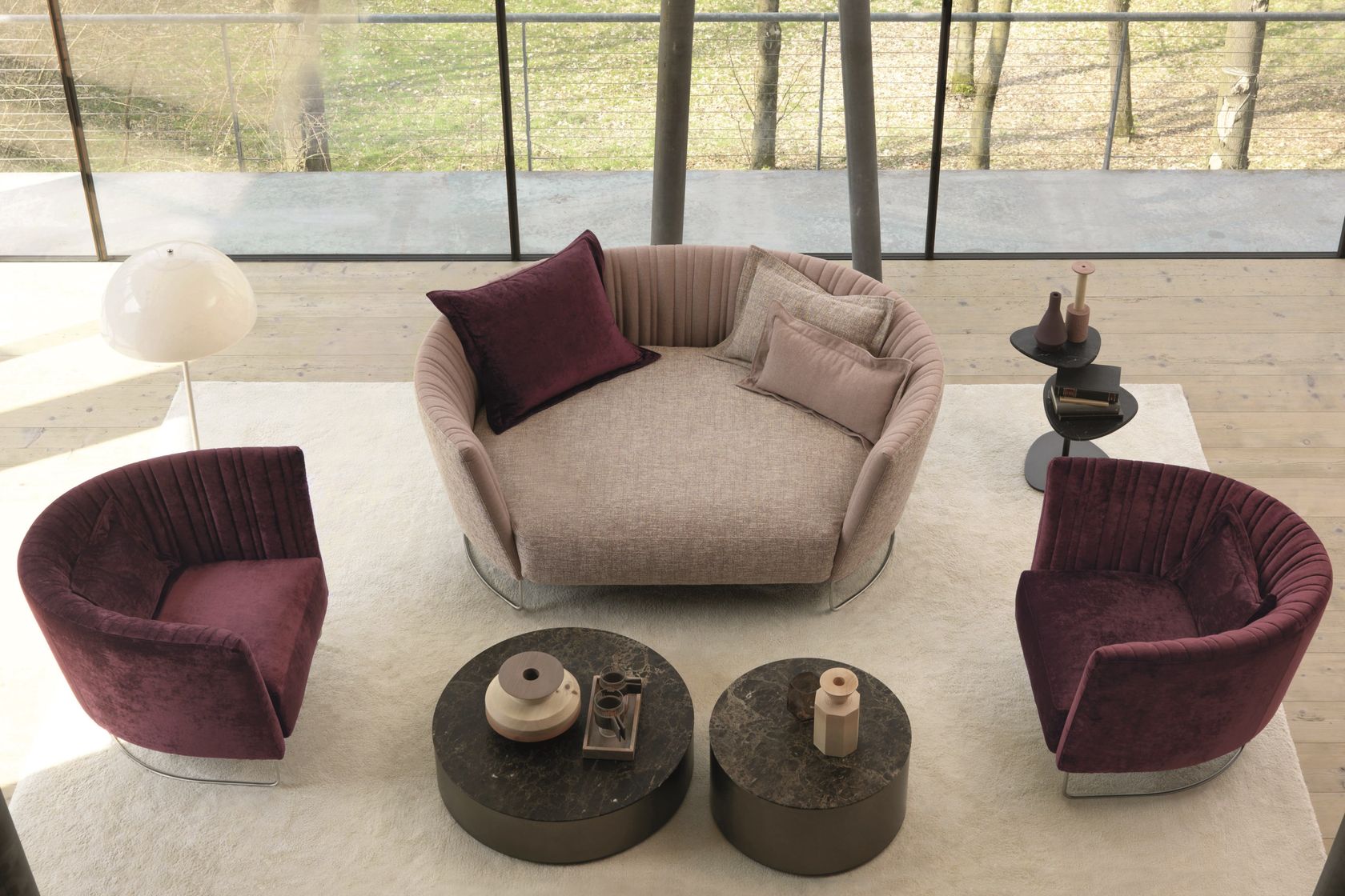 SHELLON Fabric sofa with removable cover By Désirée divani | design ...