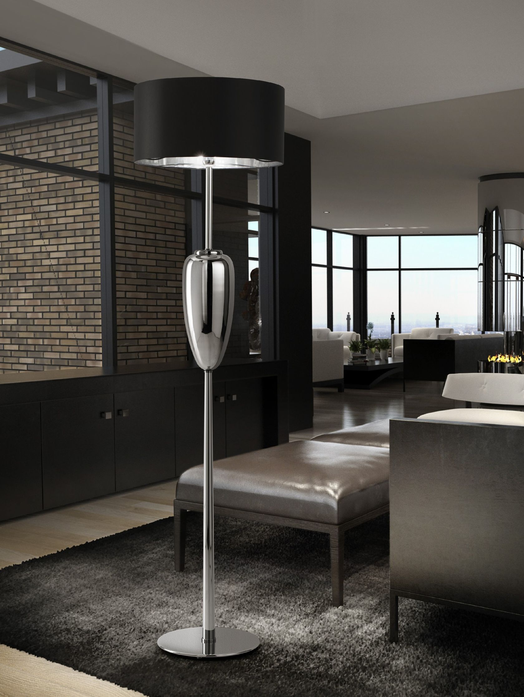 SHOW Floor lamp Show Collection By Zafferano design Federico de Majo