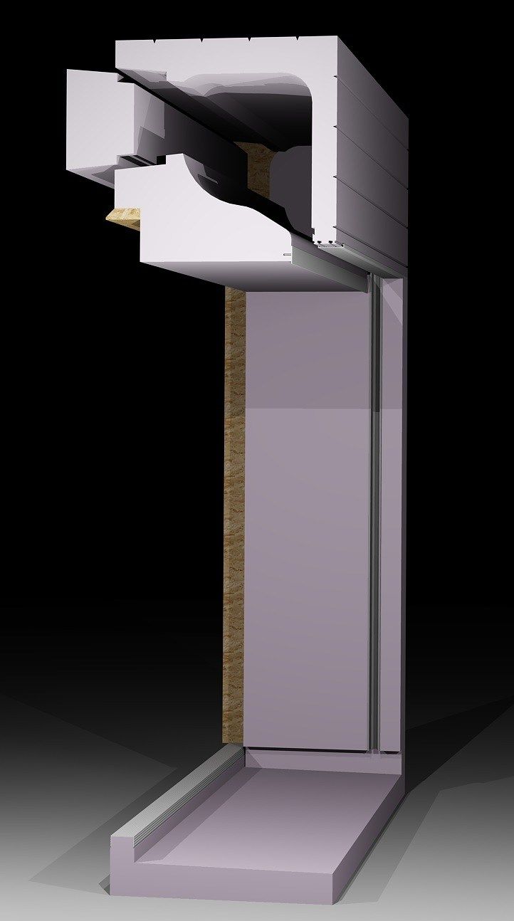 SHUTTER BOX - ROLLING SHUTTERS Fenêtre monobloc By RE.PACK