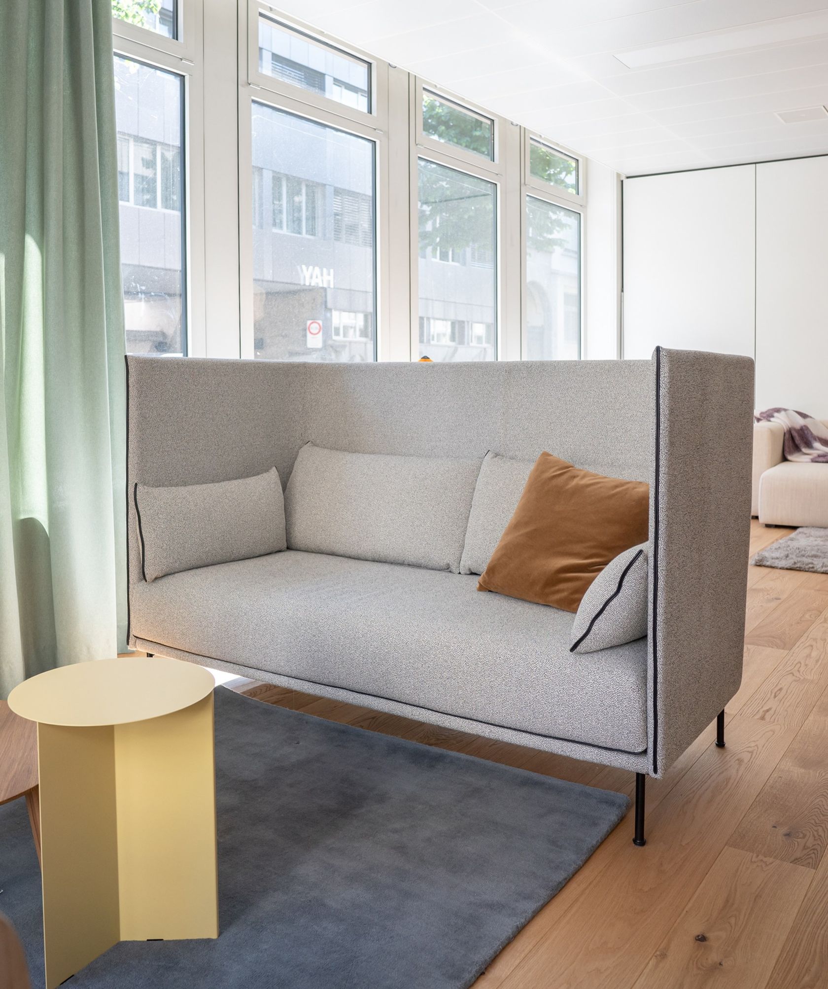 SILHOUETTE HIGH BACK 2 seater sofa Silhouette Collection By Hay