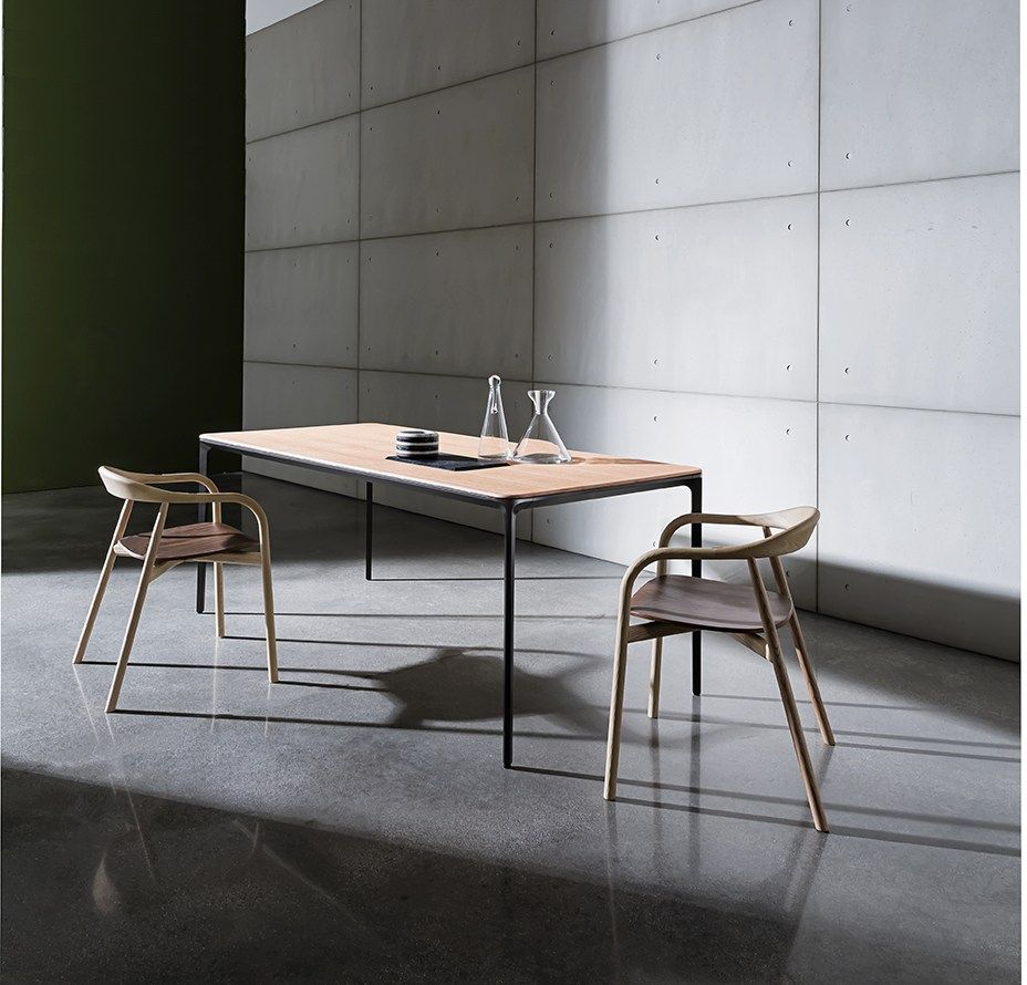 SLIM WOOD | Rectangular table By Sovet italia design Matthias Demacker
