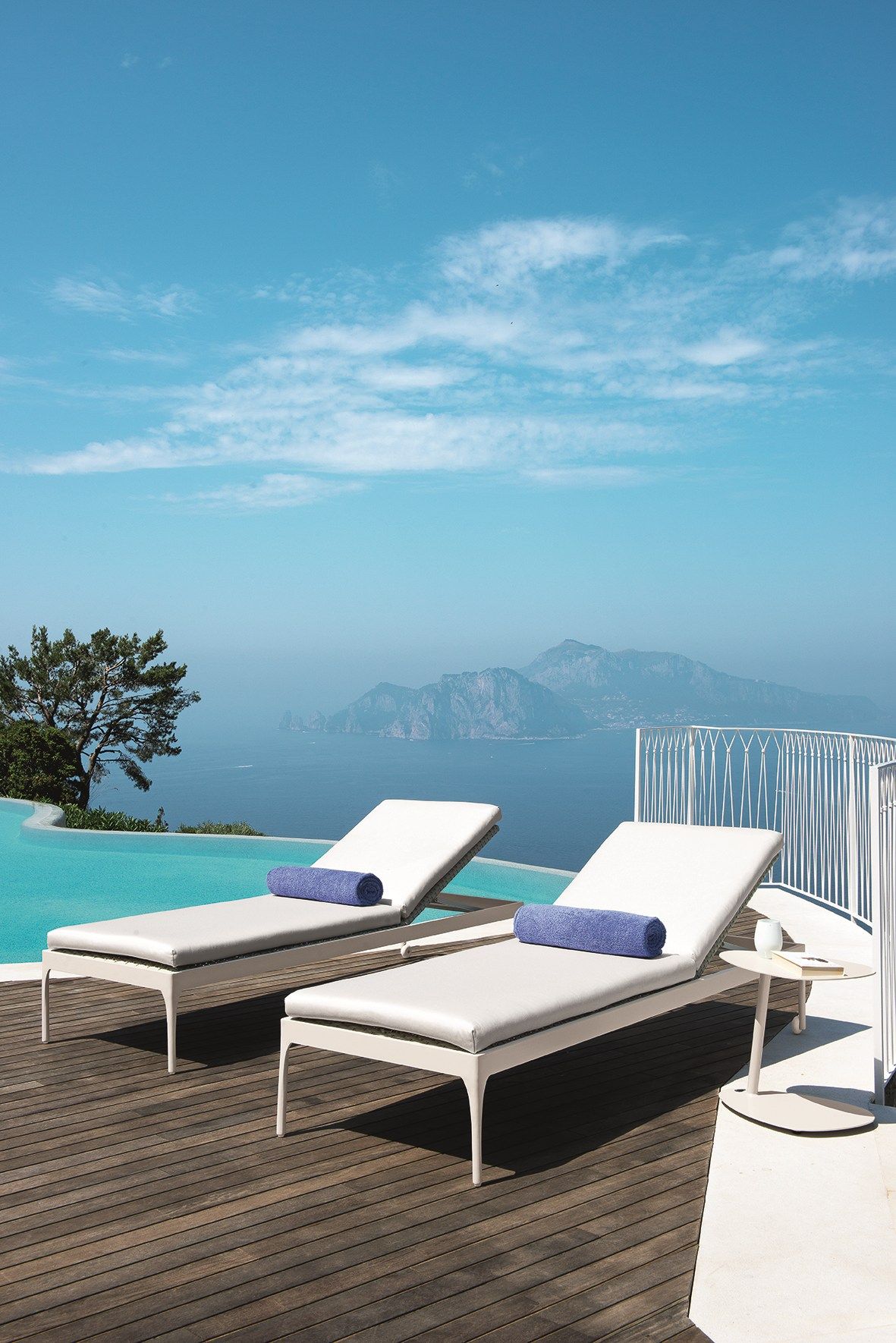 Aluminium garden side table SMART By Ethimo