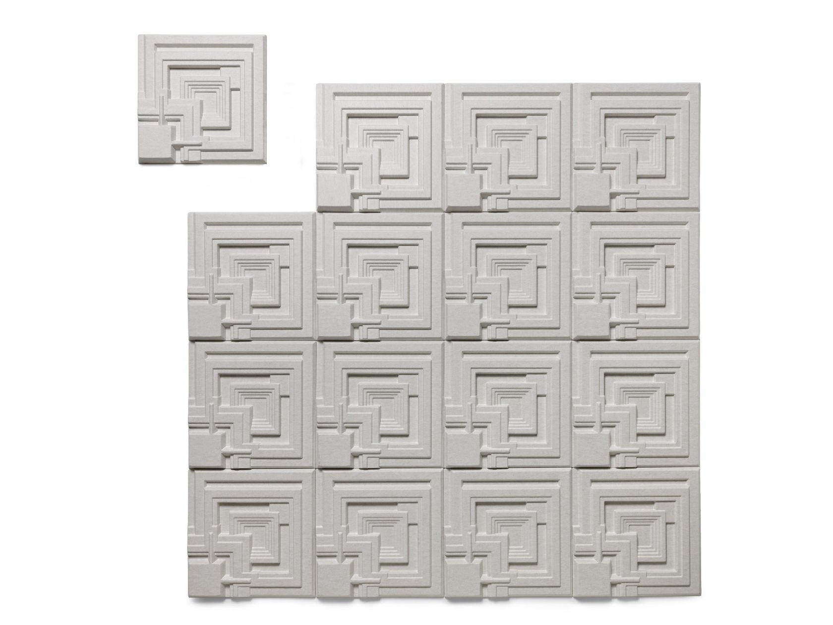 SOUNDWAVE® ENNIS Recyclable moulded polyester acoustical panel By Offecct