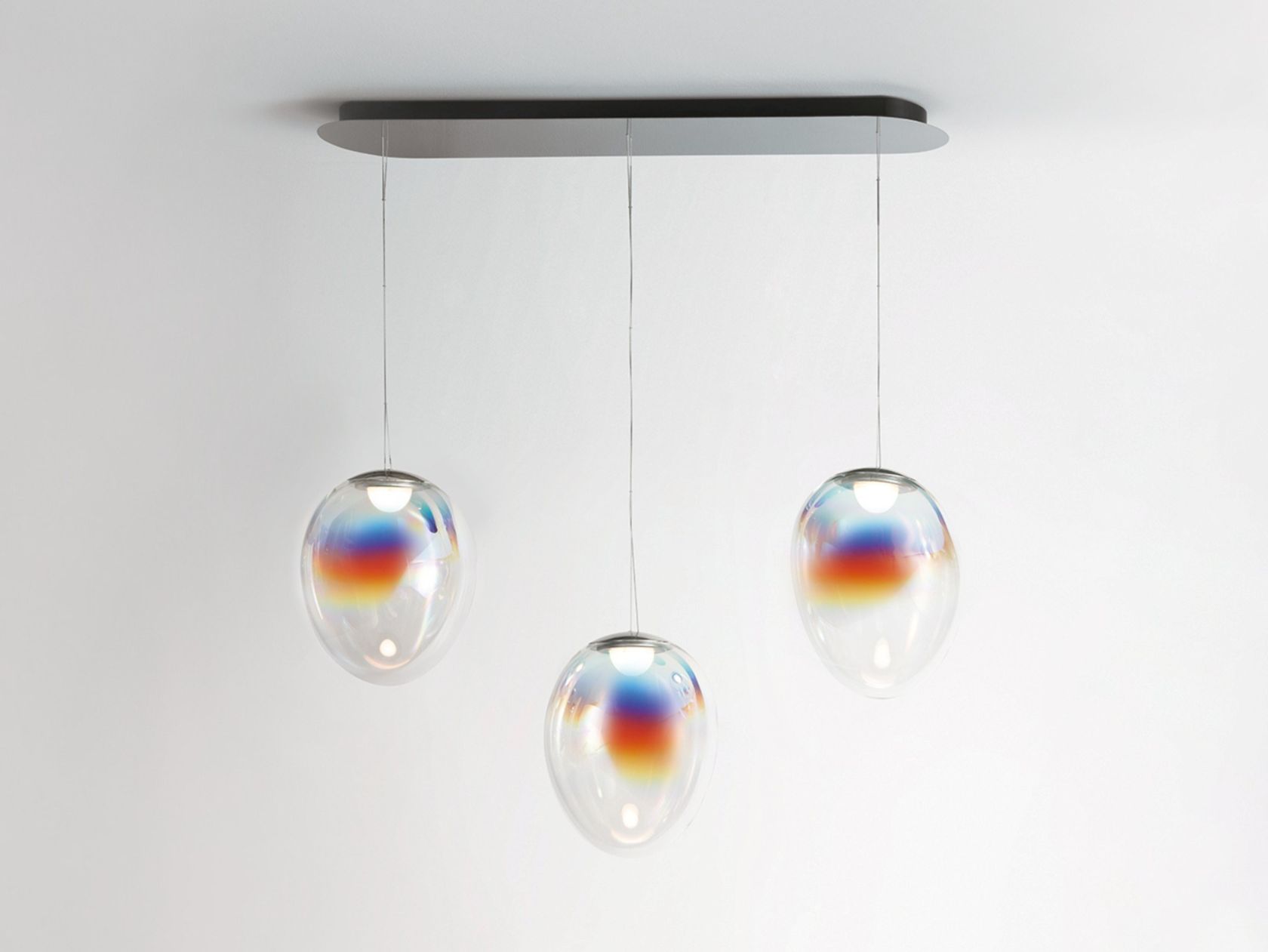 STELLAR NEBULA Blown glass pendant lamp By Artemide design BIG
