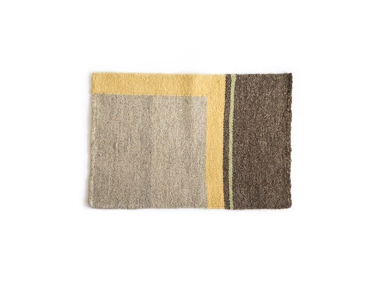 Woven Rectangular wool placemat STORIED By UBIKUBI design Andreea