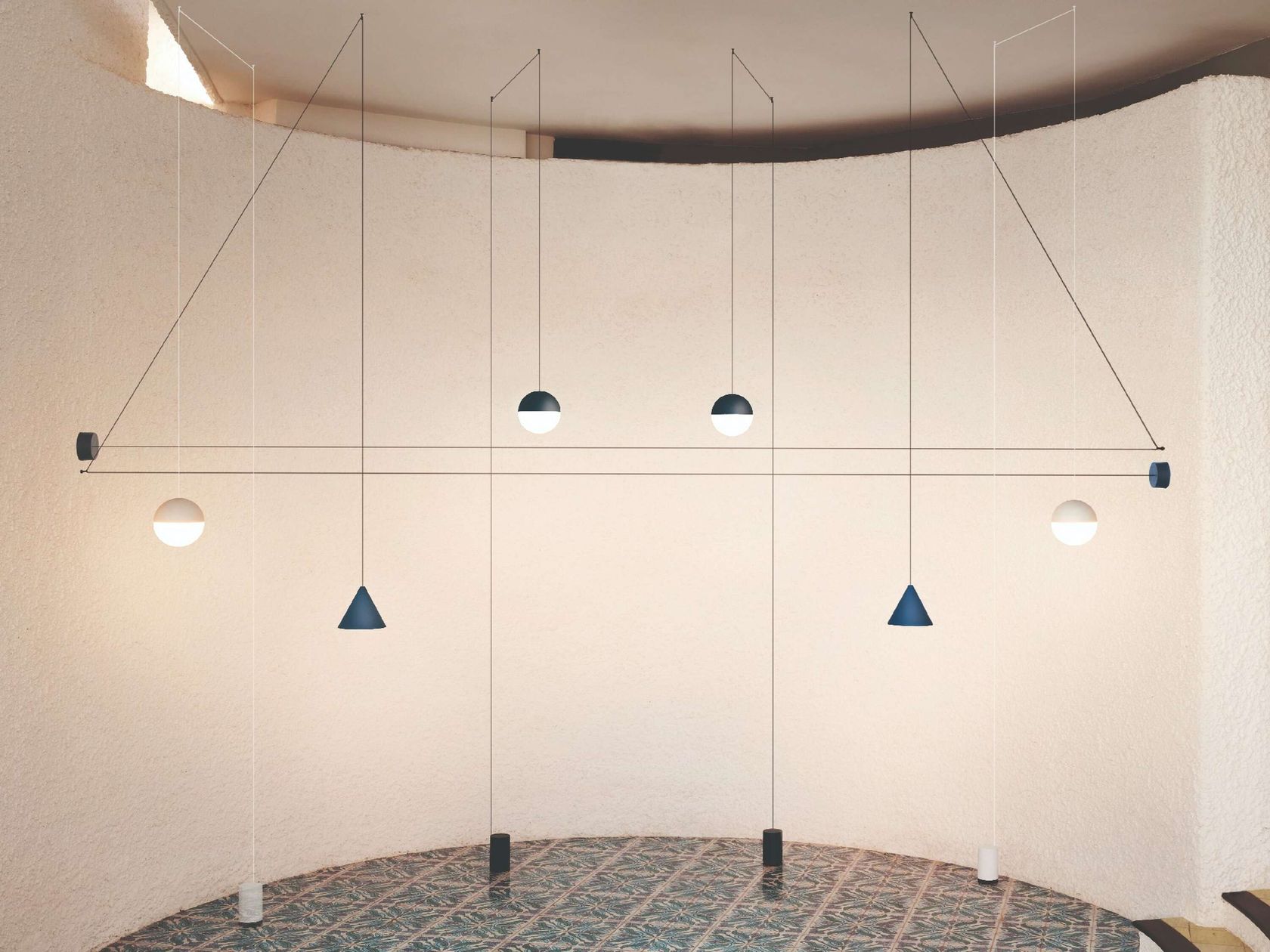 STRING LIGHT - SPHERE HEAD Pendant lamp By Flos | design Michael ...