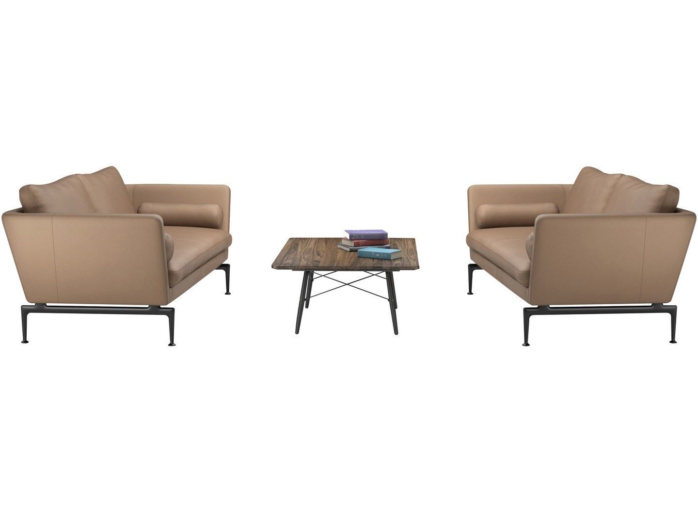 2 seater sofa with removable cover SUITA SOFA 2SEATER By Vitra design
