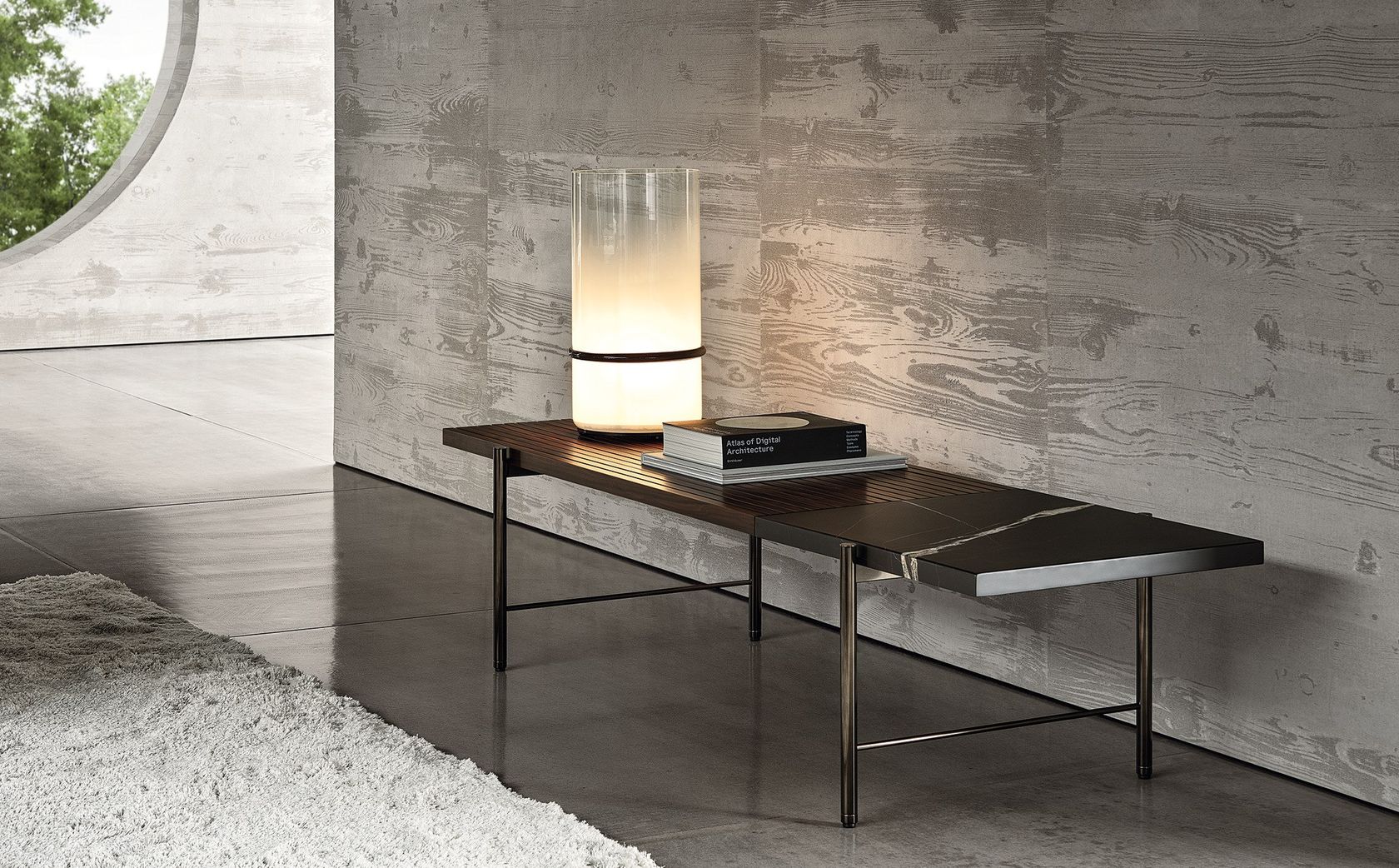 SUPERQUADRA Coffee table Superquadra Collection By Minotti design
